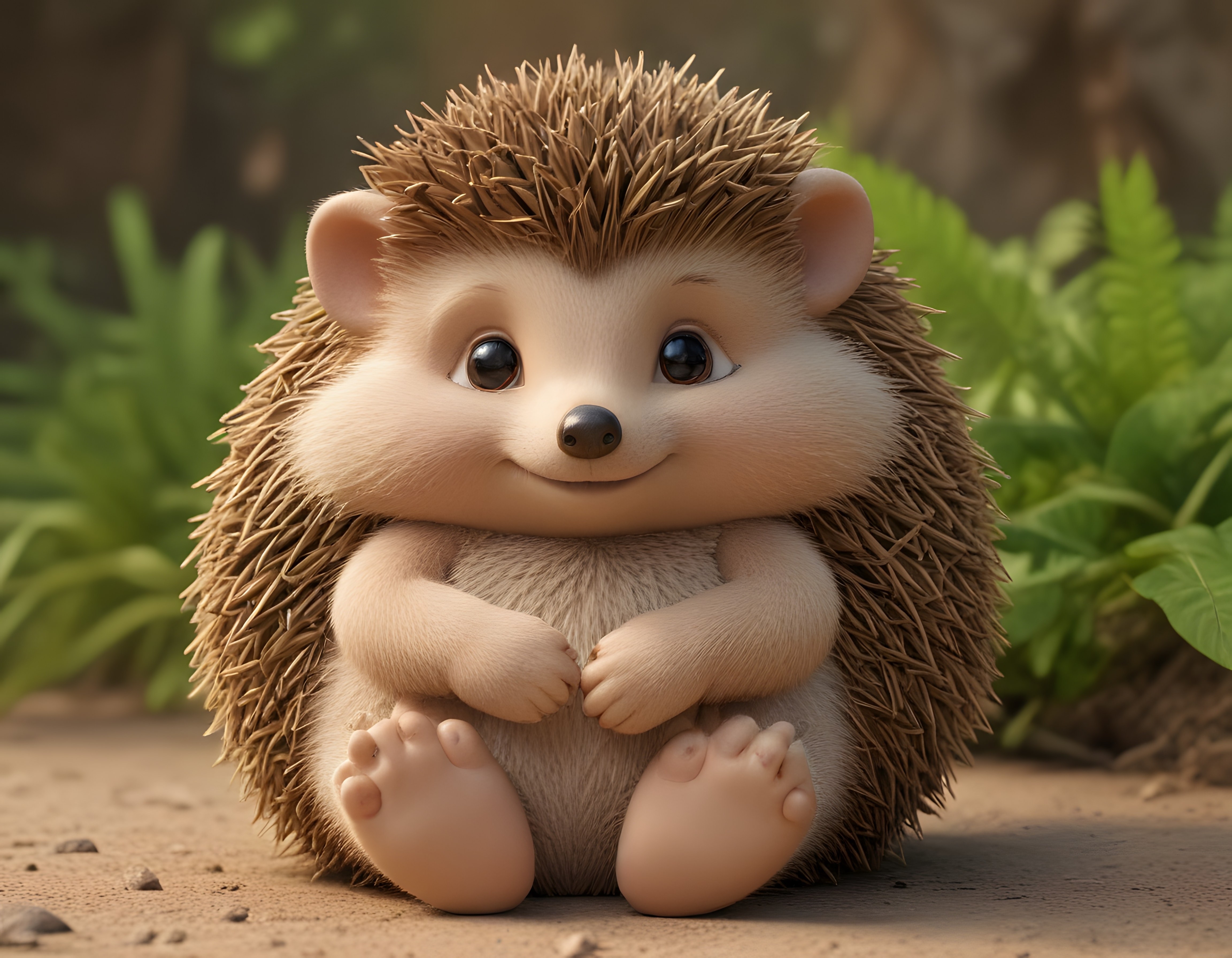 Sevimli 3D Animasyon Kirpi Karakteri: Ormanın Minik Tüylü Dostu ile Tanışın Sevimli 3D Animasyon Kirpi Karakteri: Ormanın Minik Tüylü Dostu ile Tanışın