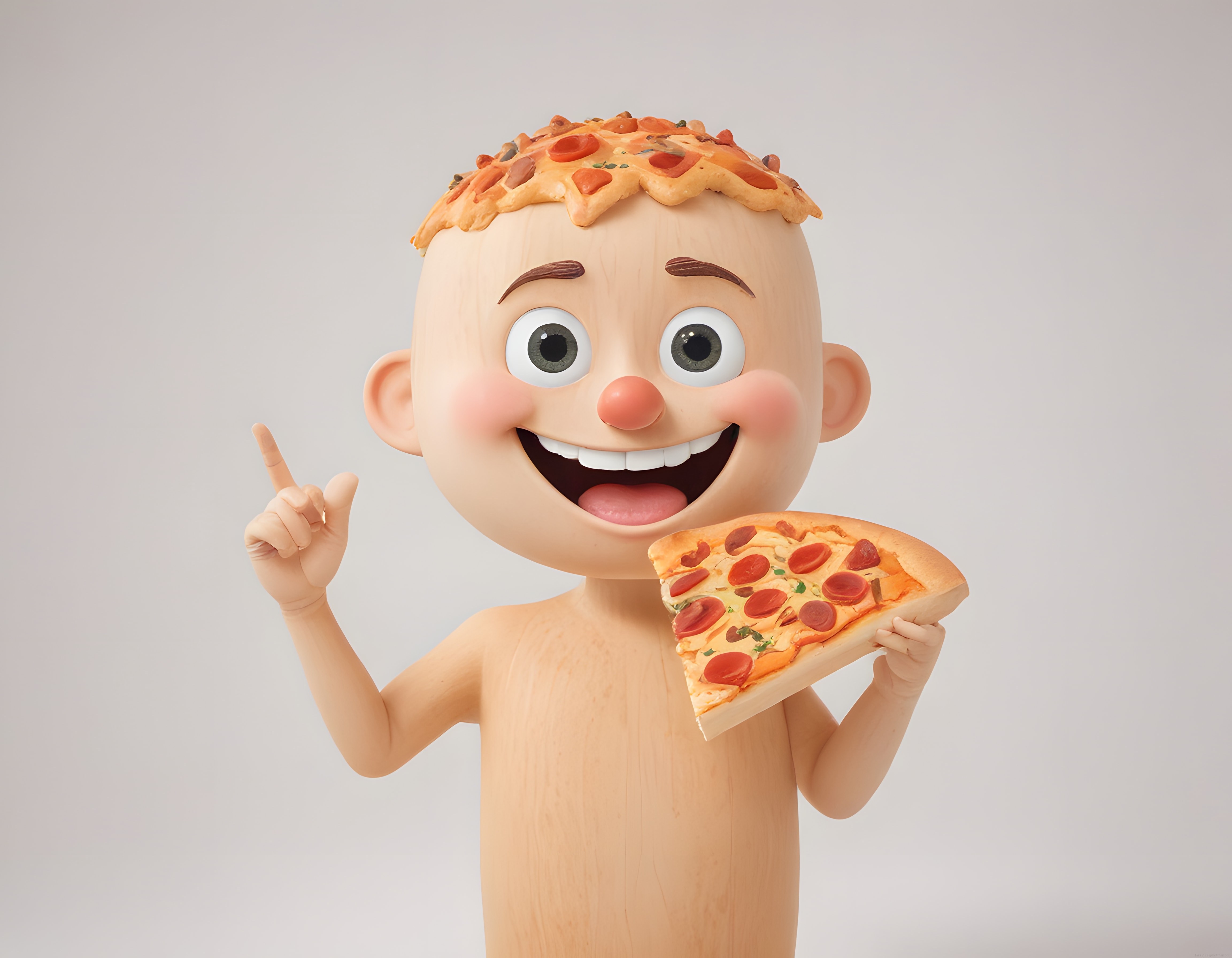 Sevimli Ahşap Bebeğin Pizza Kaçamağı: Eğlenceli 3D Animasyon