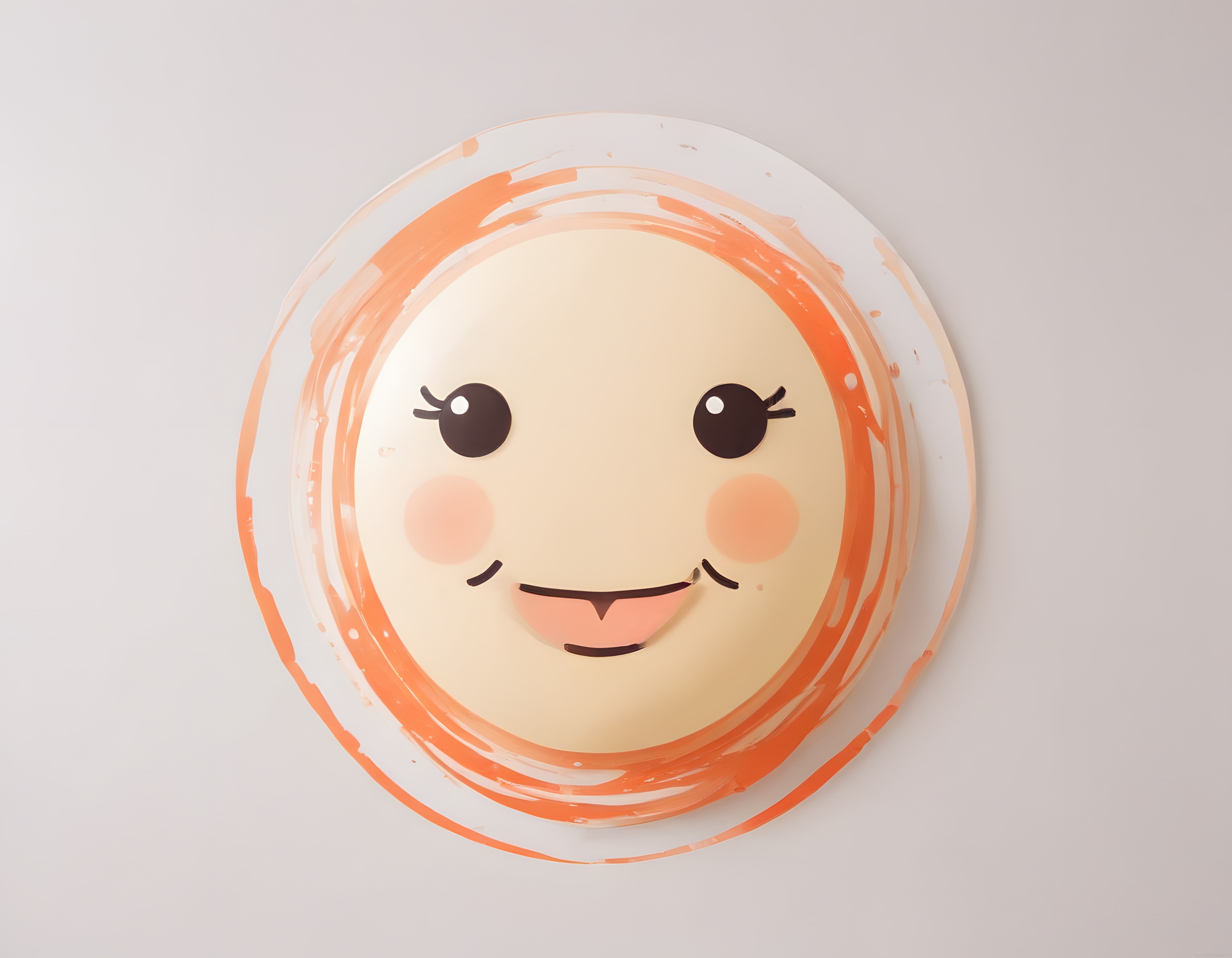 Sevimli Kawaii Karakter Tasarımı: Parlak Gözler ve Neşeli Tatlı Yüz