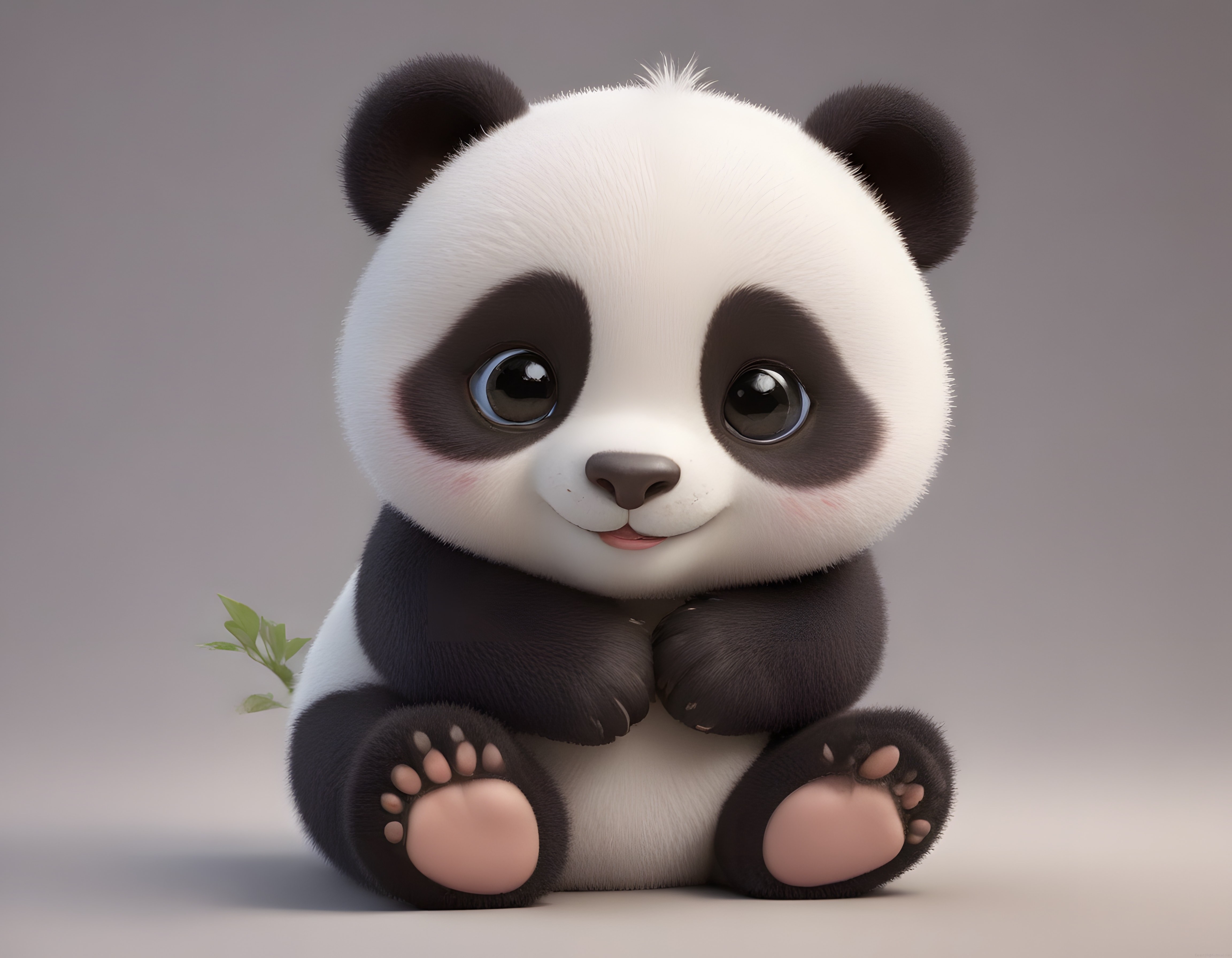 Sevimli Panda Yavrusu: 3D Animasyonun Büyüleyici ve Şirin Dünyası