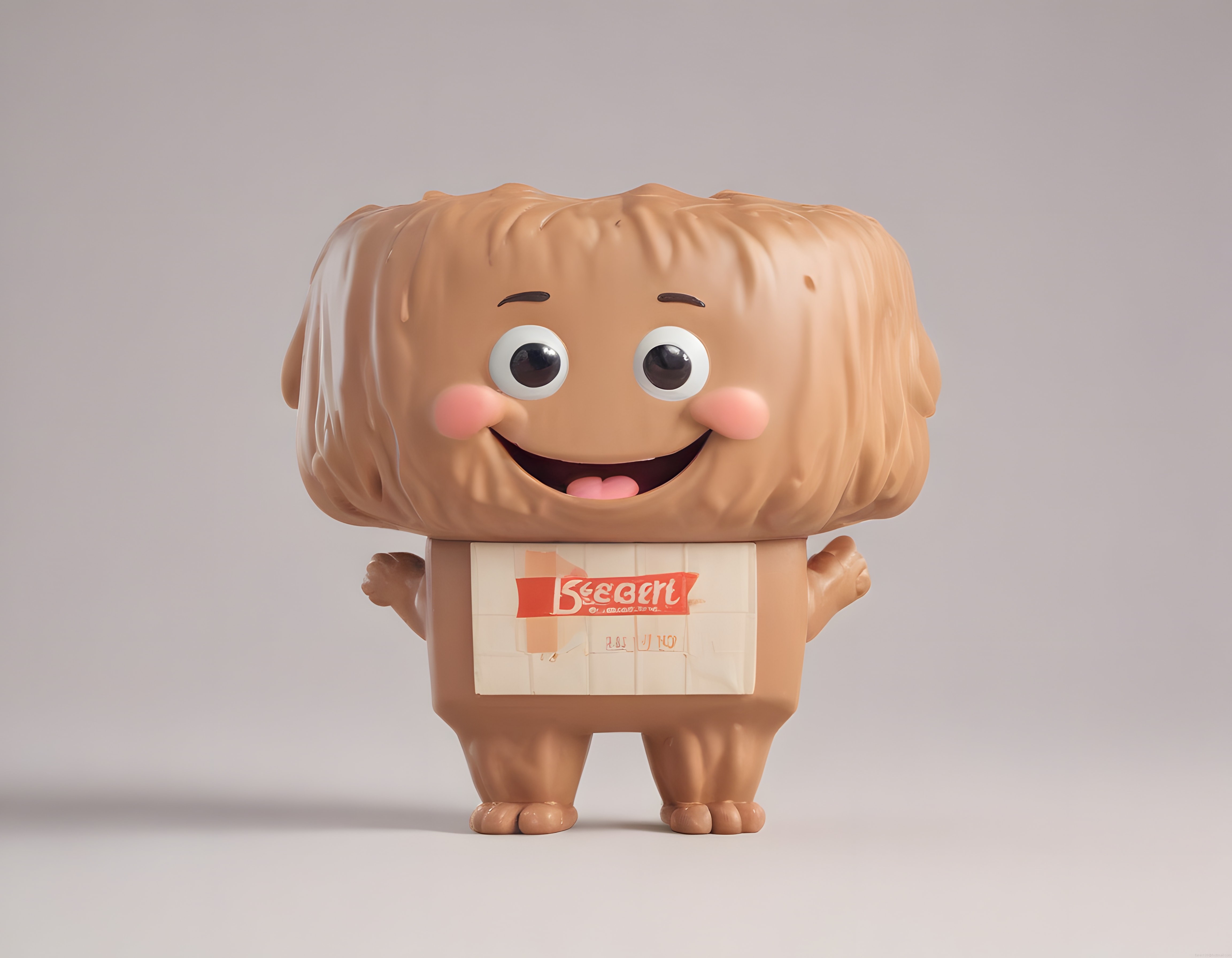 Sevimli ve Tuhaf Bir Ambalaj Maskotunun 3D Karakter Tasarımı ve Render Çalışması
