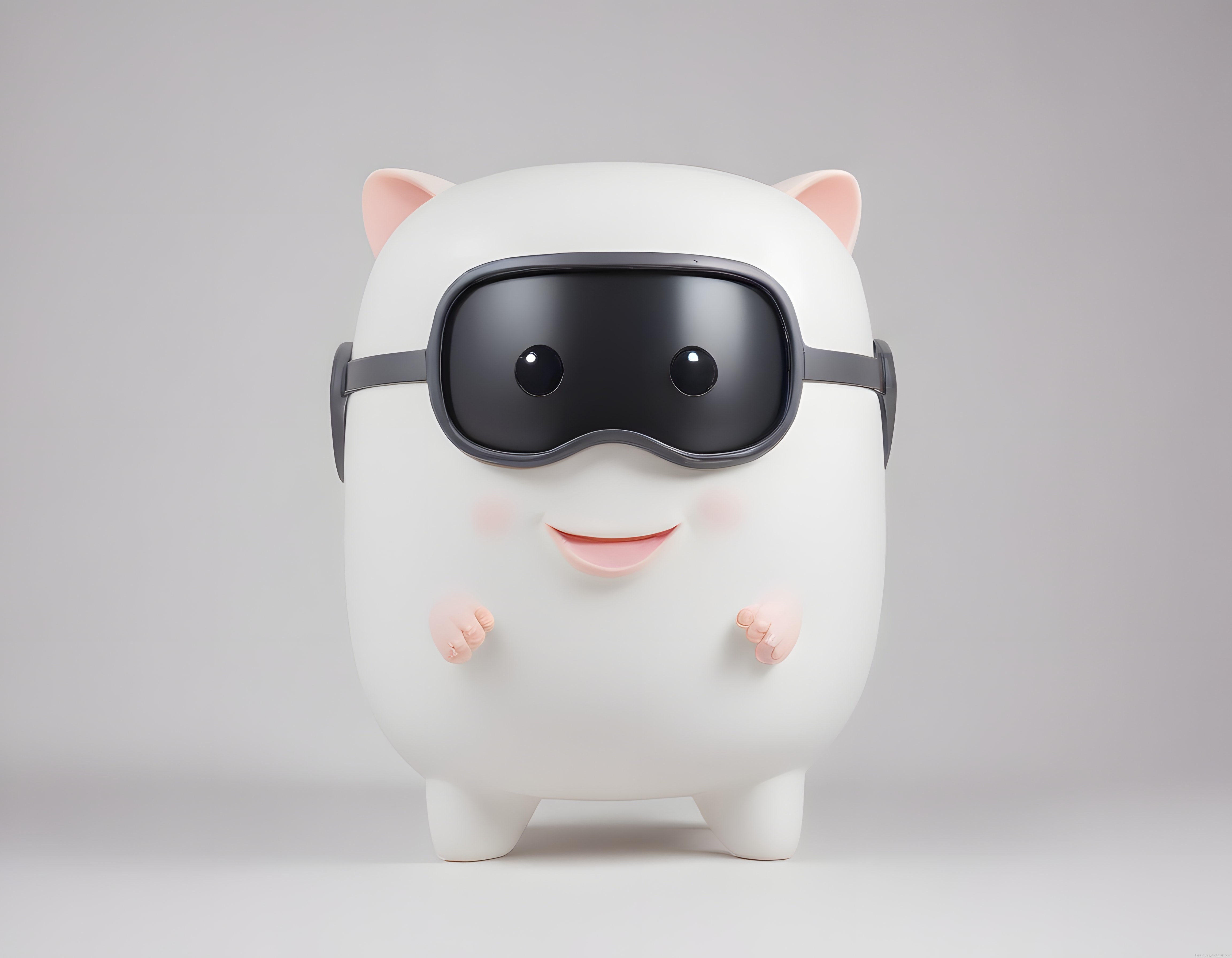 Sevimli VR Karakter: Masum Beyaz 3D Teknoloji Animasyonu