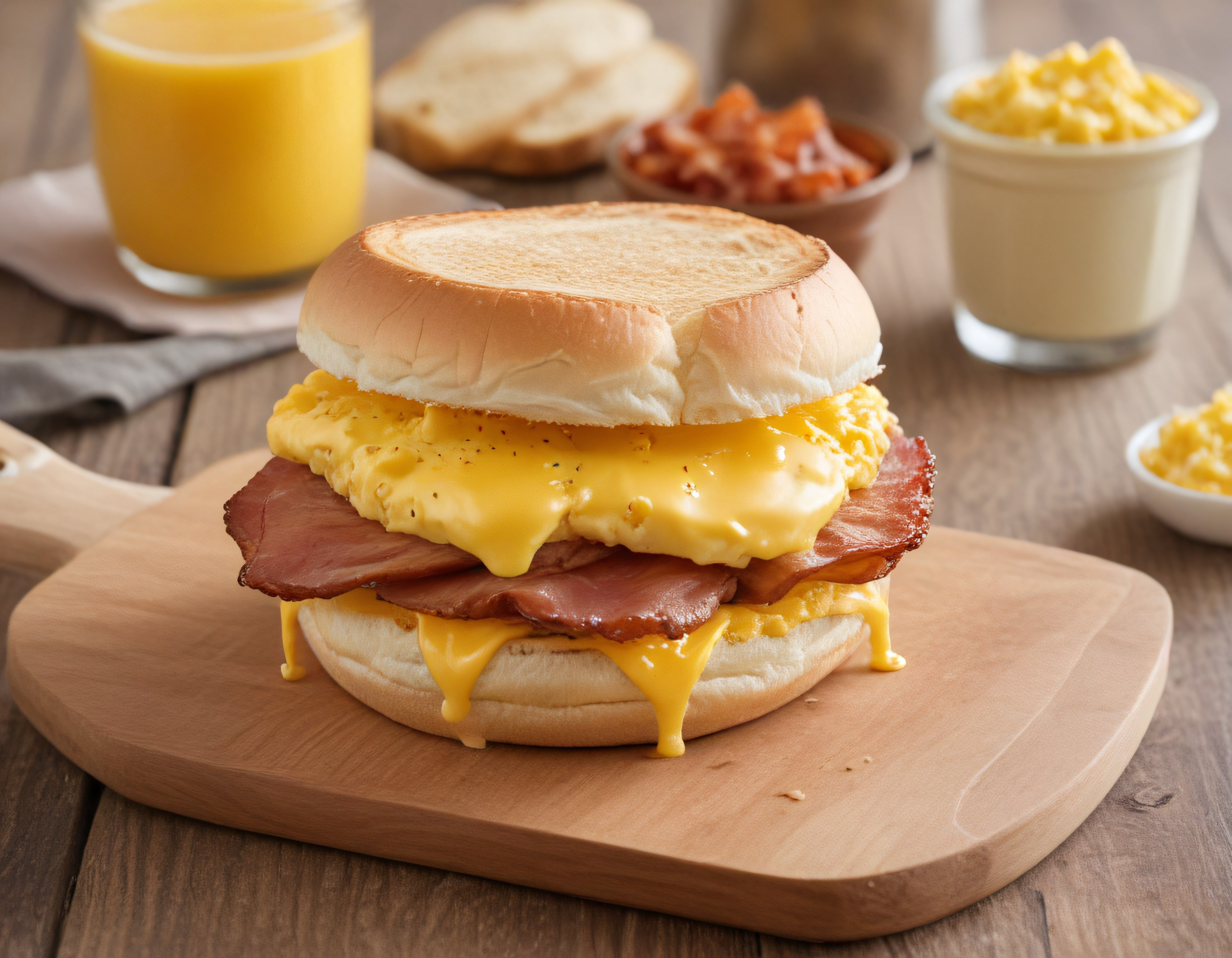 Sıcacık Kahvaltı: Peynirli Yumurtalı ve Baconlı Sandviç Tarifi