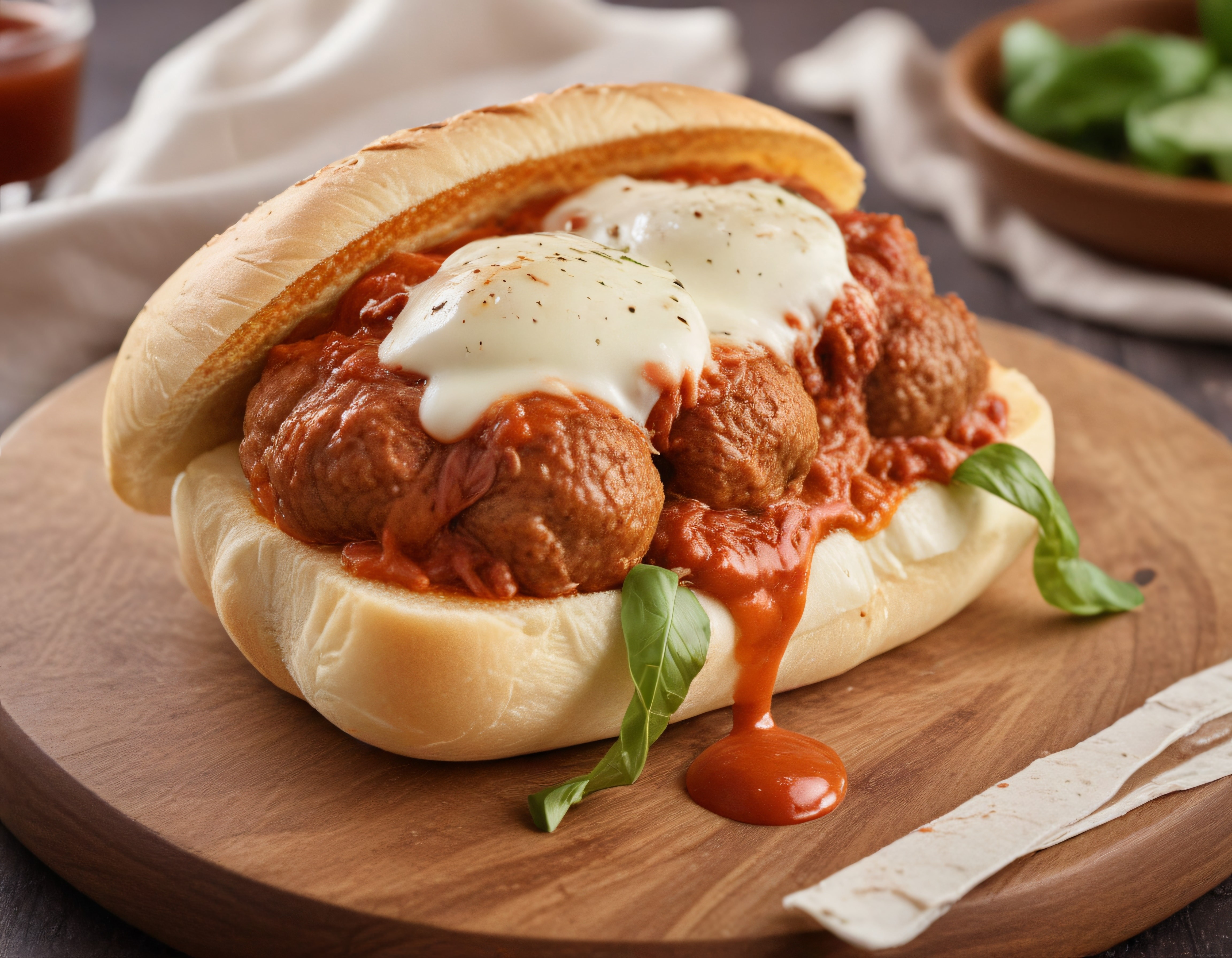 Sıcak Köfte Sandviçi: Erimiş Mozzarella ve Domates Soslu İtalyan Tarifi