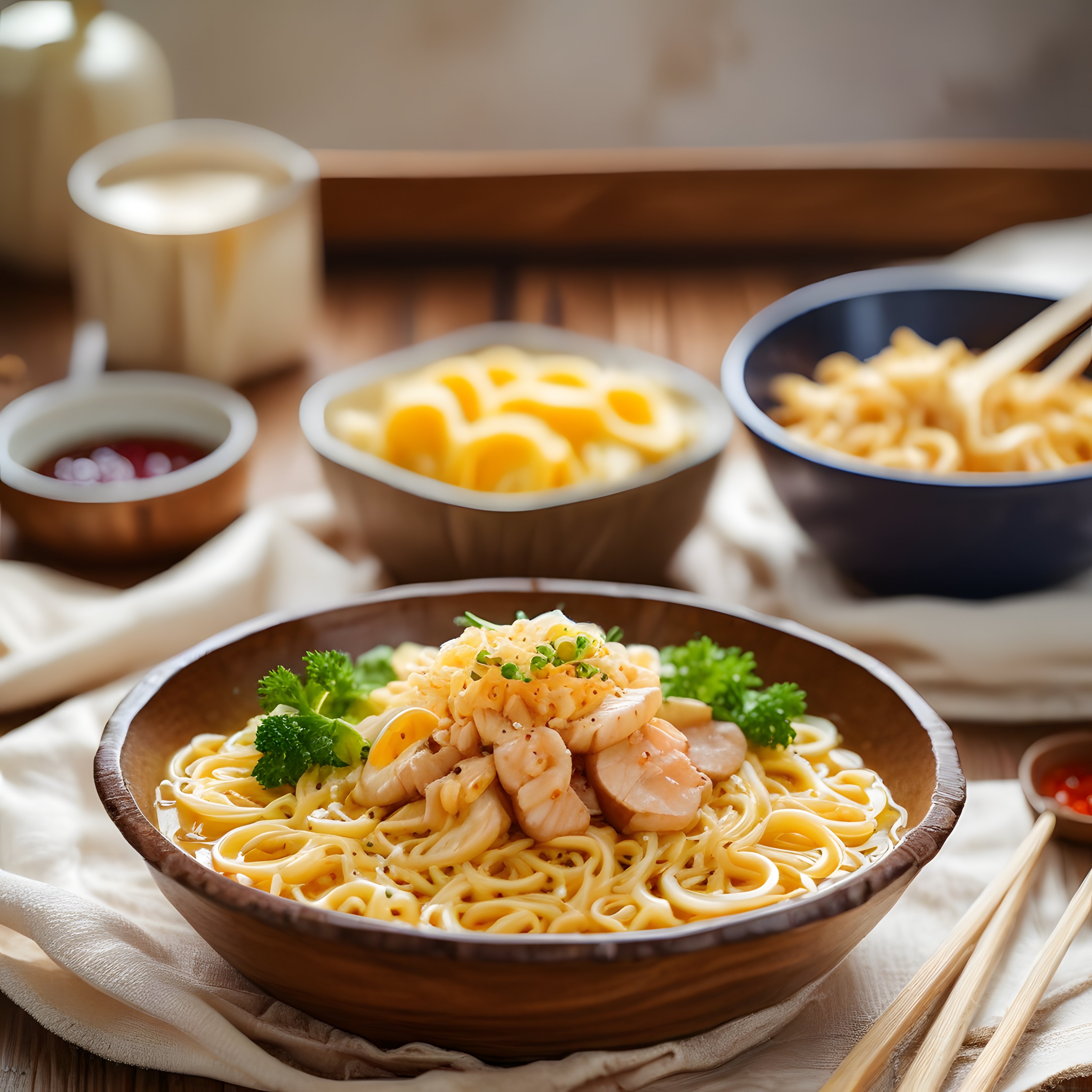 Sıcak tavuklu noodle çorbası ile asya mutfağının eşsiz lezzetini keşfedin