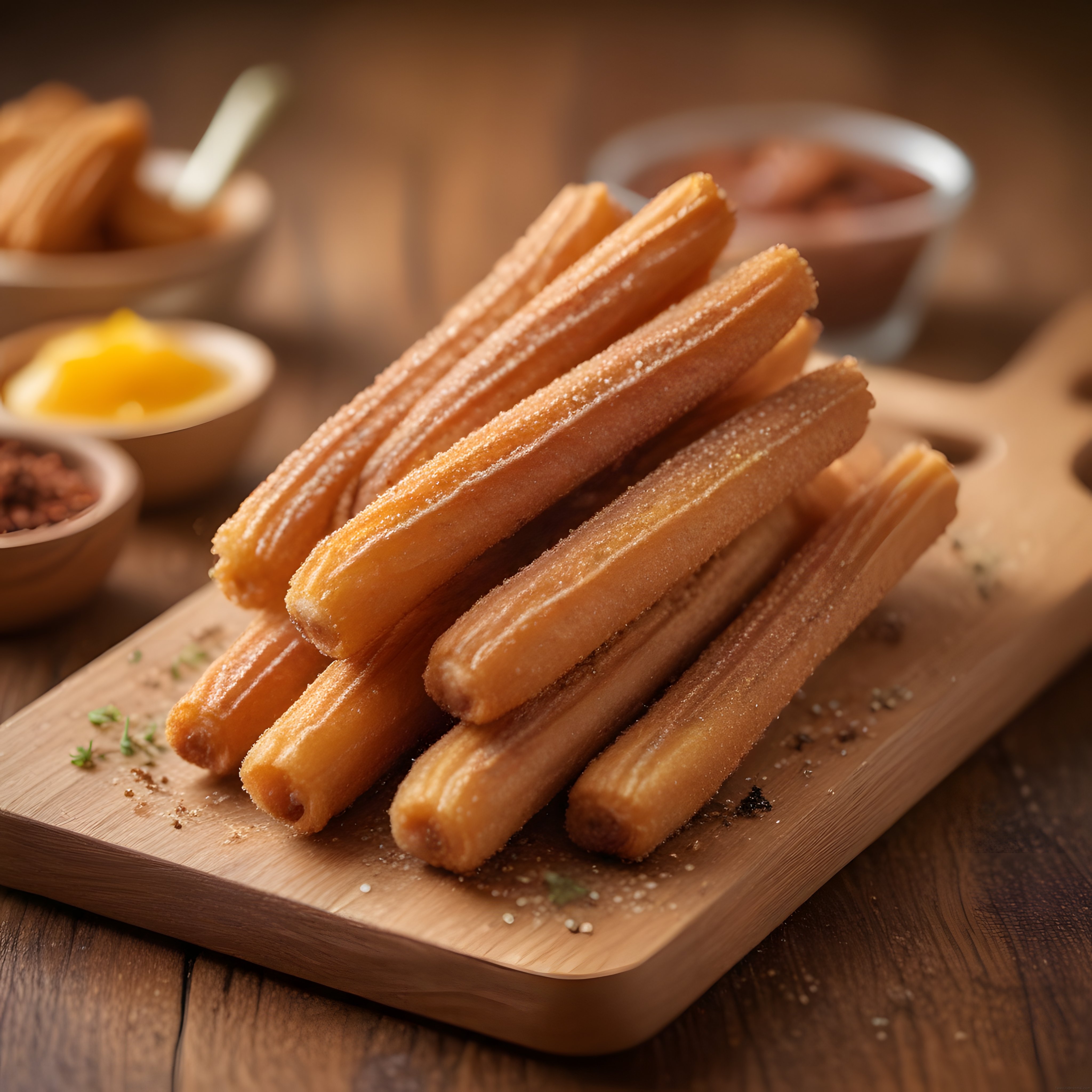 Sıcak ve Çıtır Churros: Şekerli İspanyol Tatlısı ve Çikolata Sosu Eşliğinde