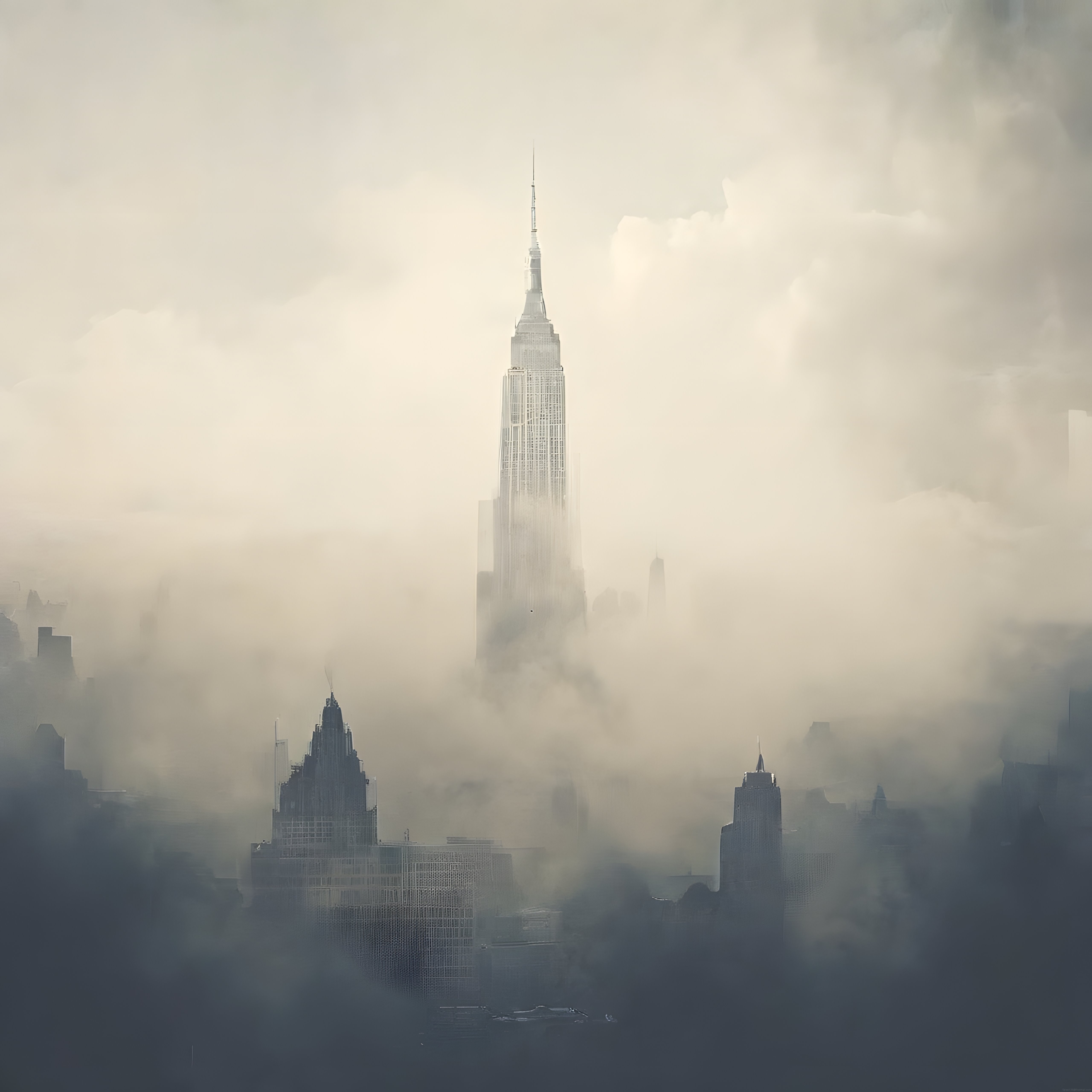 Sisler Arasında Yükselen New York: Empire State Building'in Gizemli Silueti