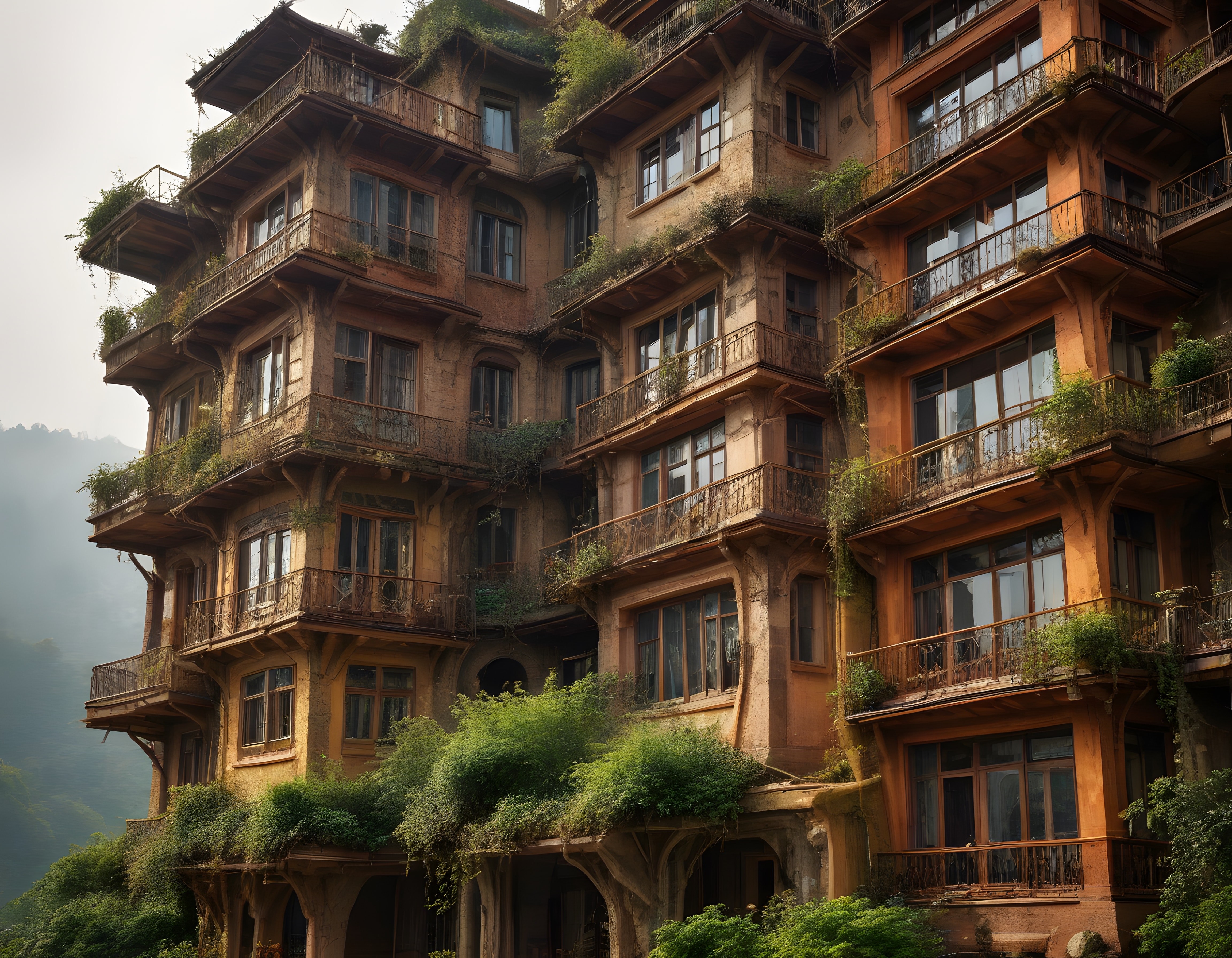 Sisli Ormanda Doğayla İç İçe Geçen Sürdürülebilir Ağaç Otel ve Organik Mimari