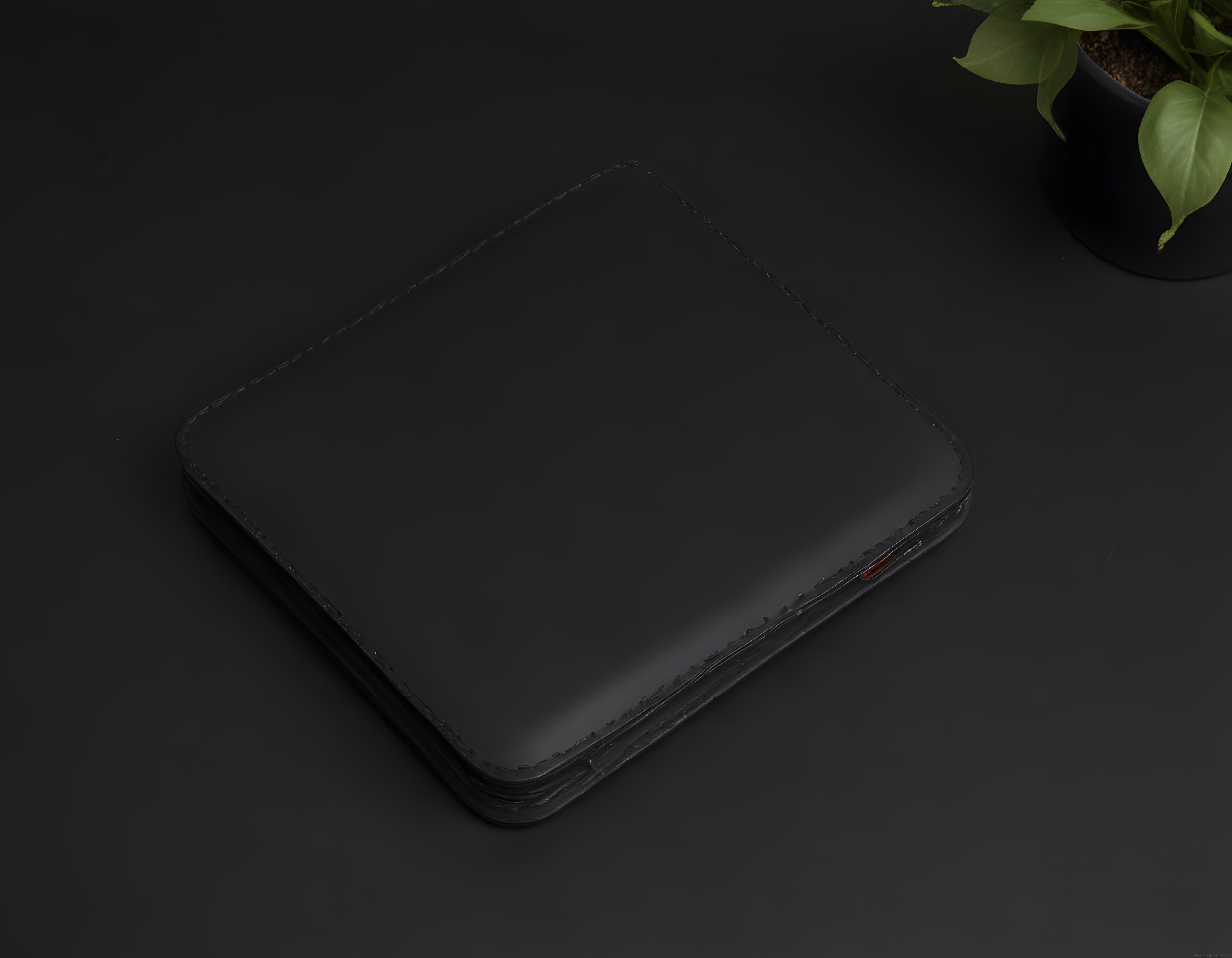 Siyah Zeminde Su Damlacıklı Şeffaf Telefon Kılıfı Minimalist Ürün Görseli