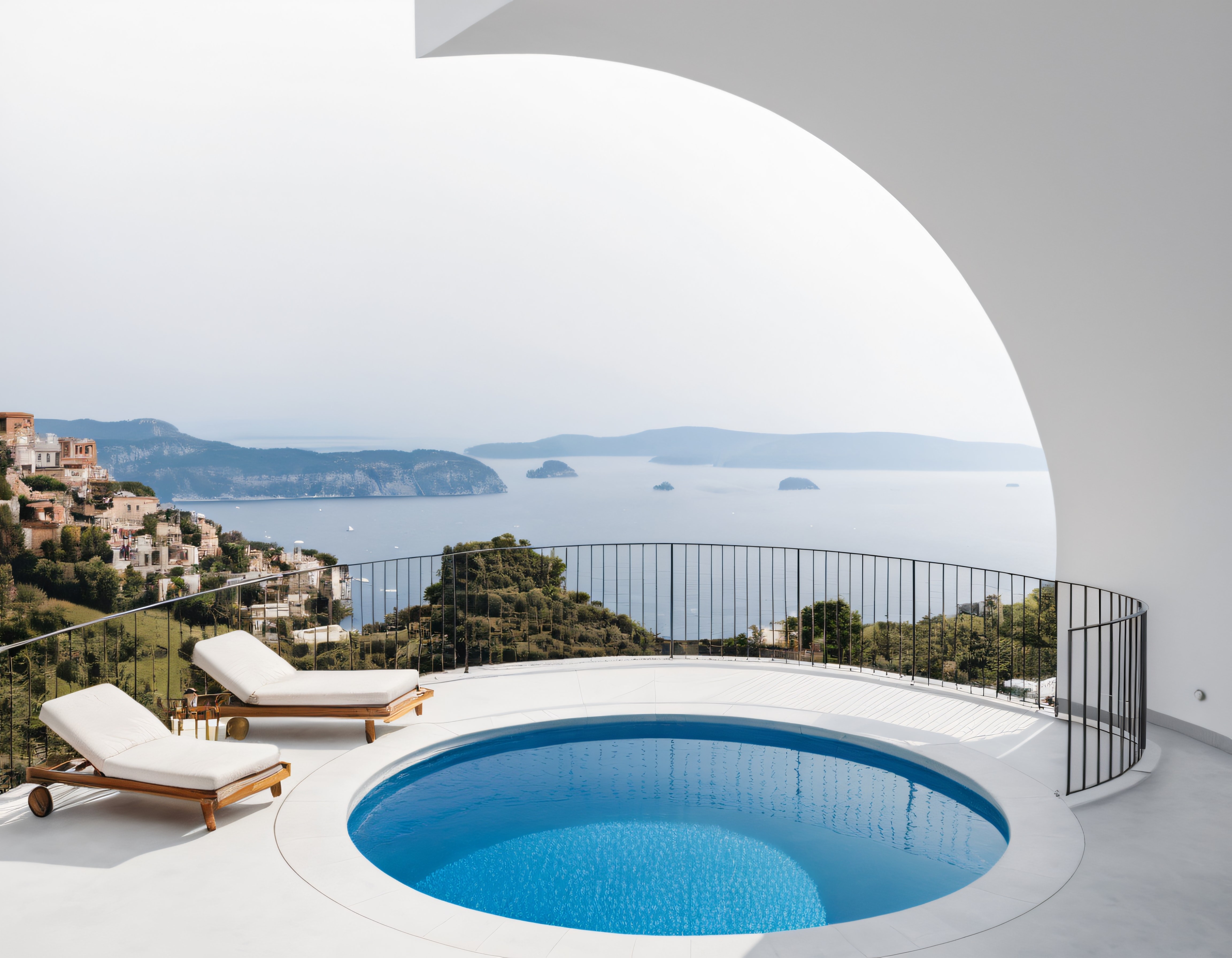 Sonsuz Deniz Manzaralı Lüks Teras Jakuzisi ve Rahatlatıcı Tatil Atmosferi
