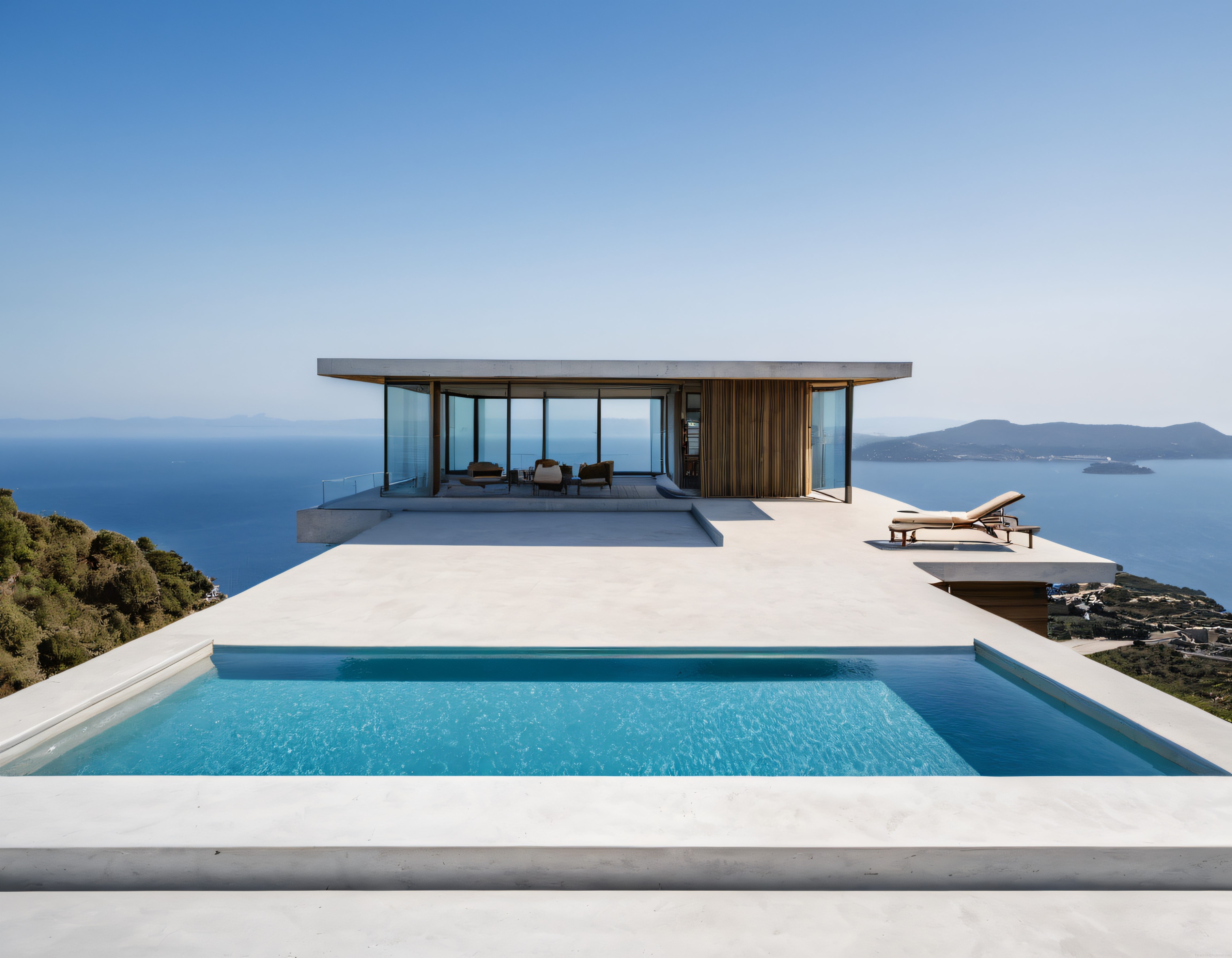 Sonsuz Havuzlu Cam Villa: Ege Denizi Manzaralı Lüks Tatil Köşkü