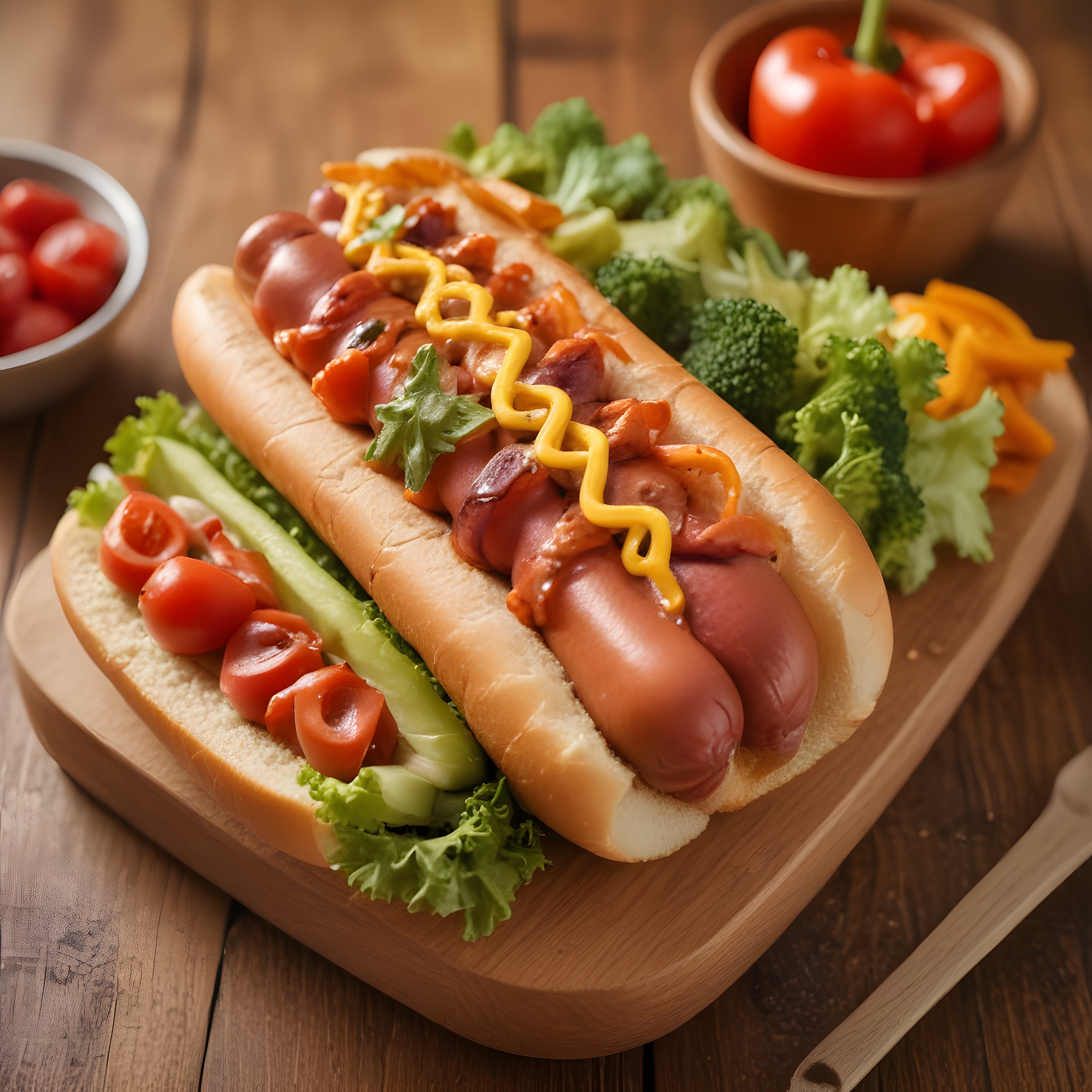 Sosisli Sandviç Tarifi: Hardallı, Sebzeli ve Peynirli Hot Dog Keyfi