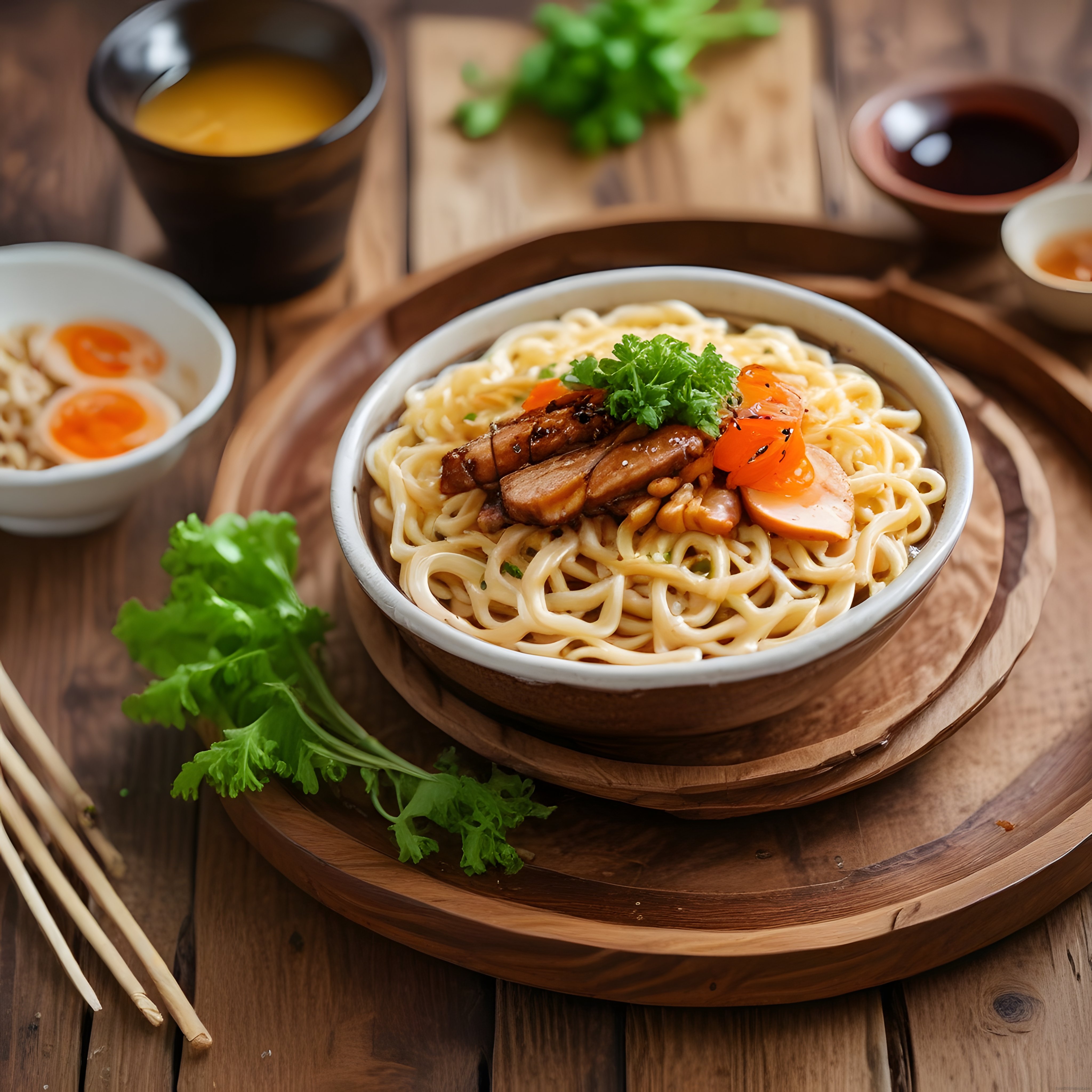 Soslu Et Dilimleri ve Yumurtalı Noodle Kasesi: Asya Mutfağından Sıcak Bir Lezzet