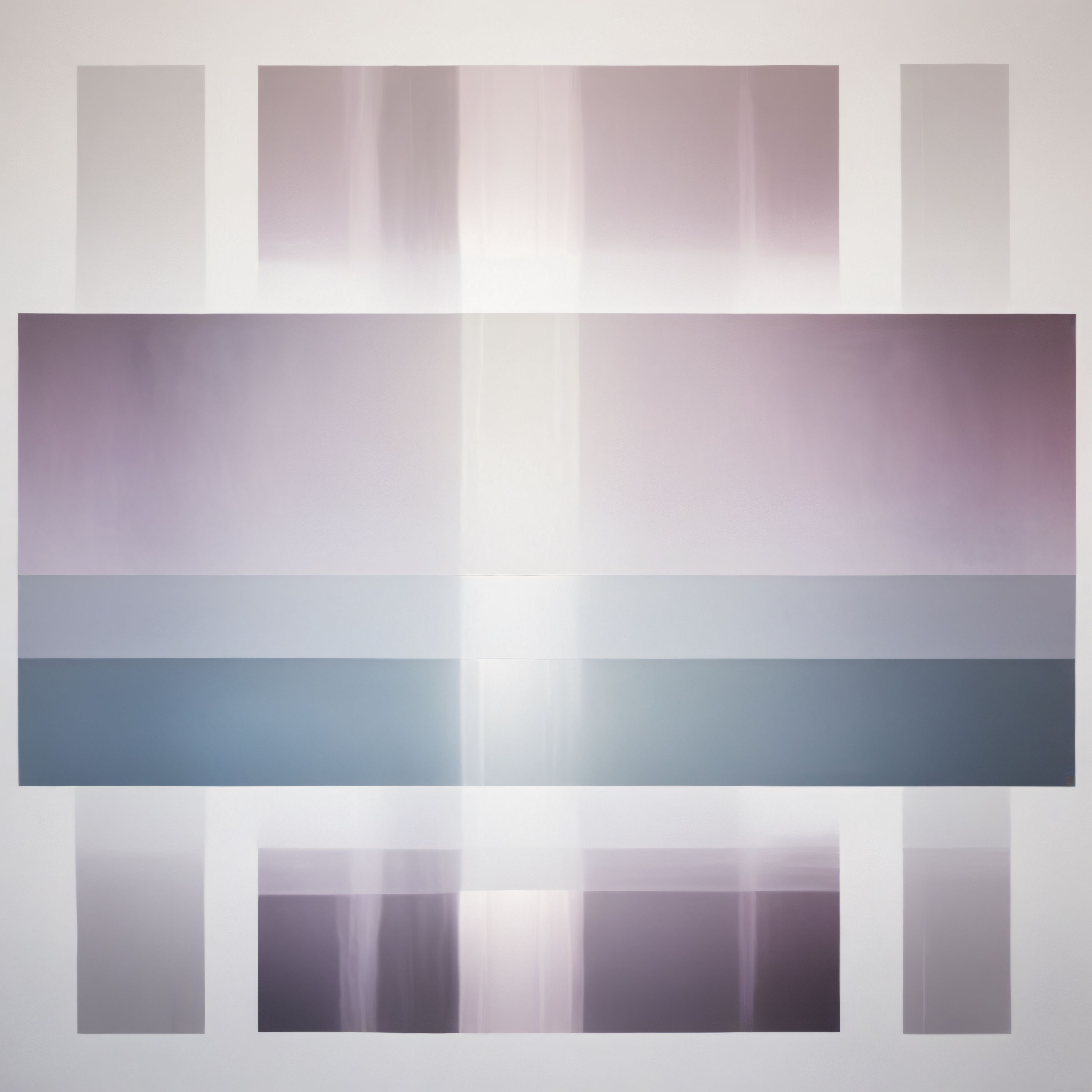 Soyut Geometrik Desenlerde Işık ve Gölge: Pastel Tonlu Minimal Fotoğraf