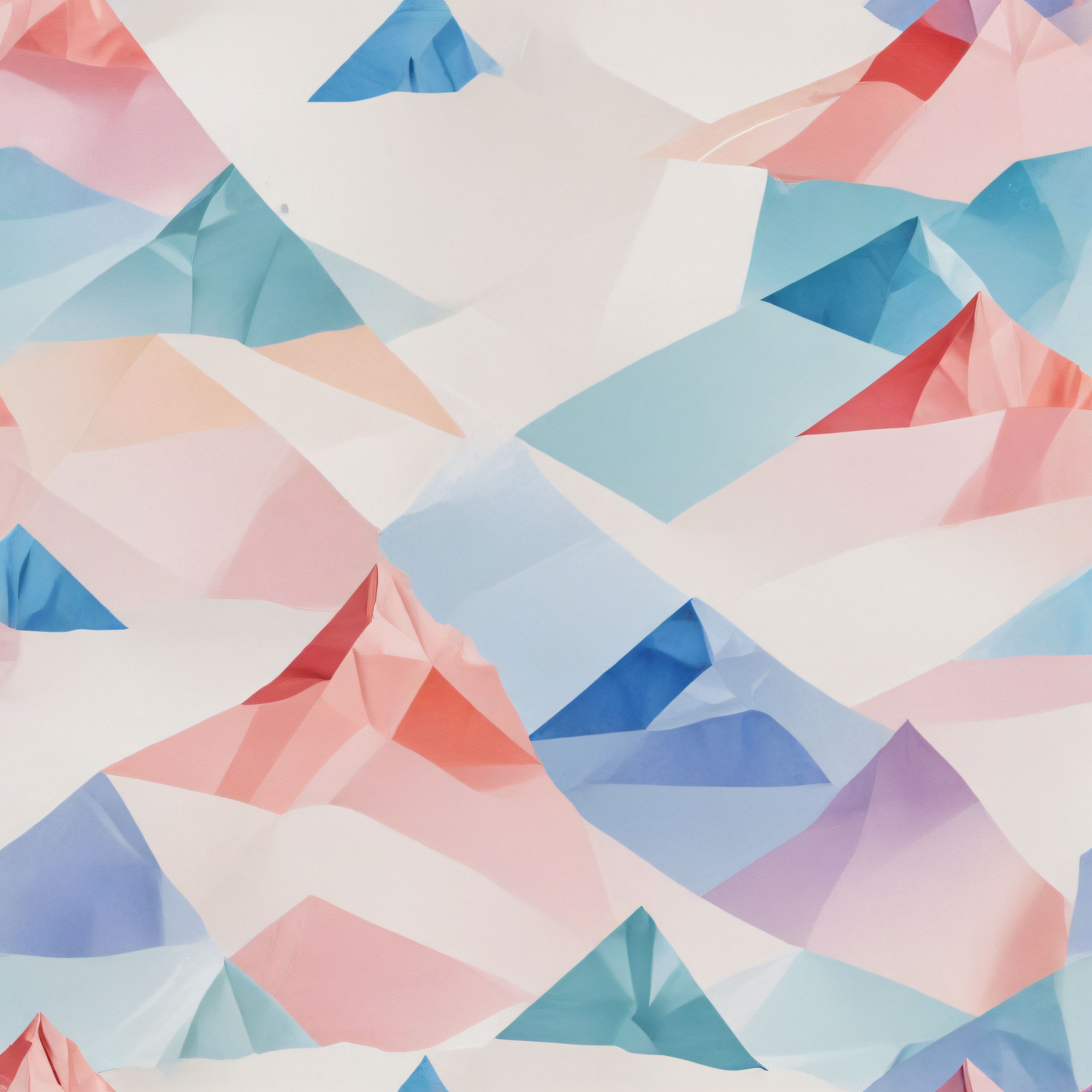 Soyut Geometrik Şekillerden Oluşan Yumuşak Tonlarda Pastel Sanat Arka Planı