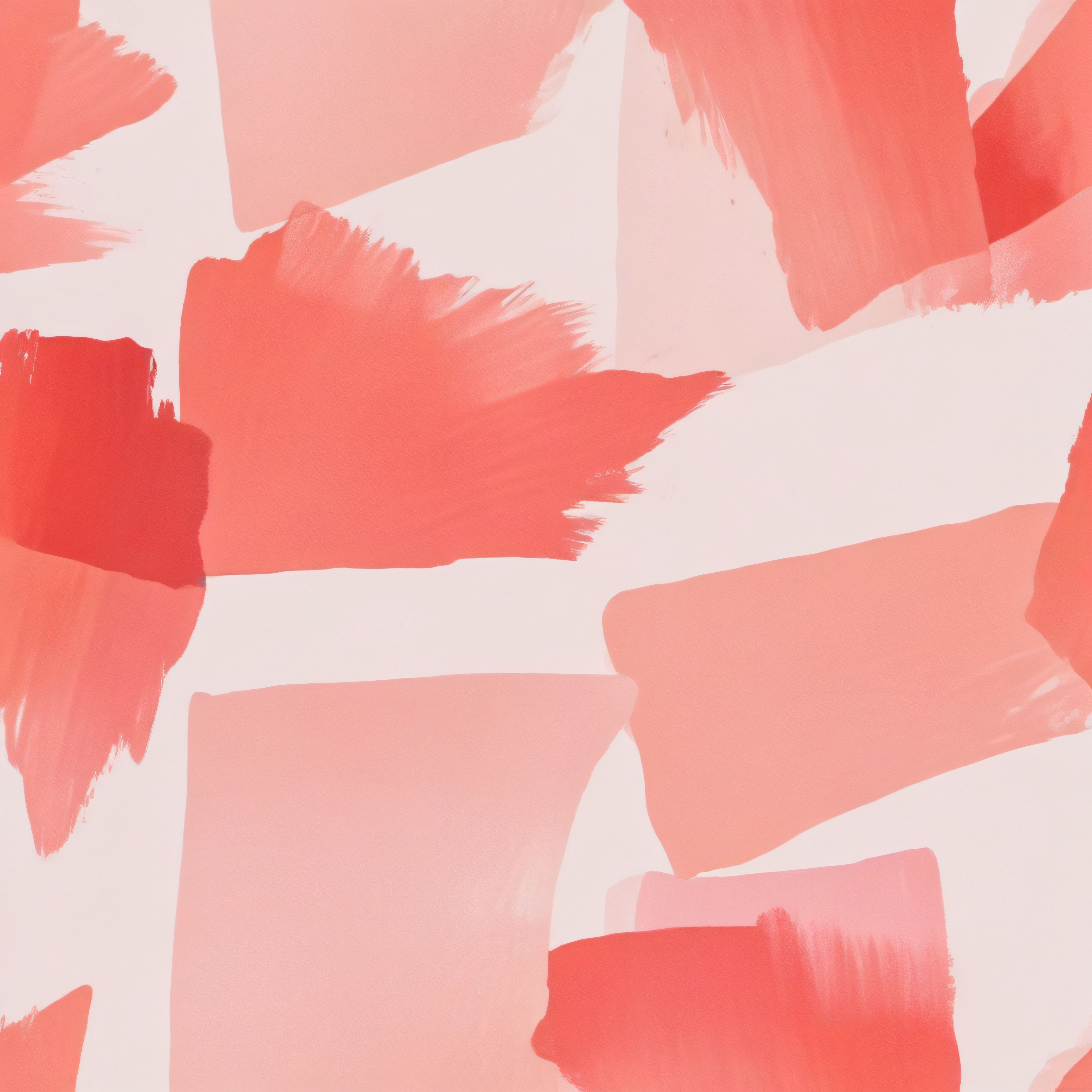 soyut mercan pembe suluboya fırça darbeleriyle minimalist duvar kağıdı