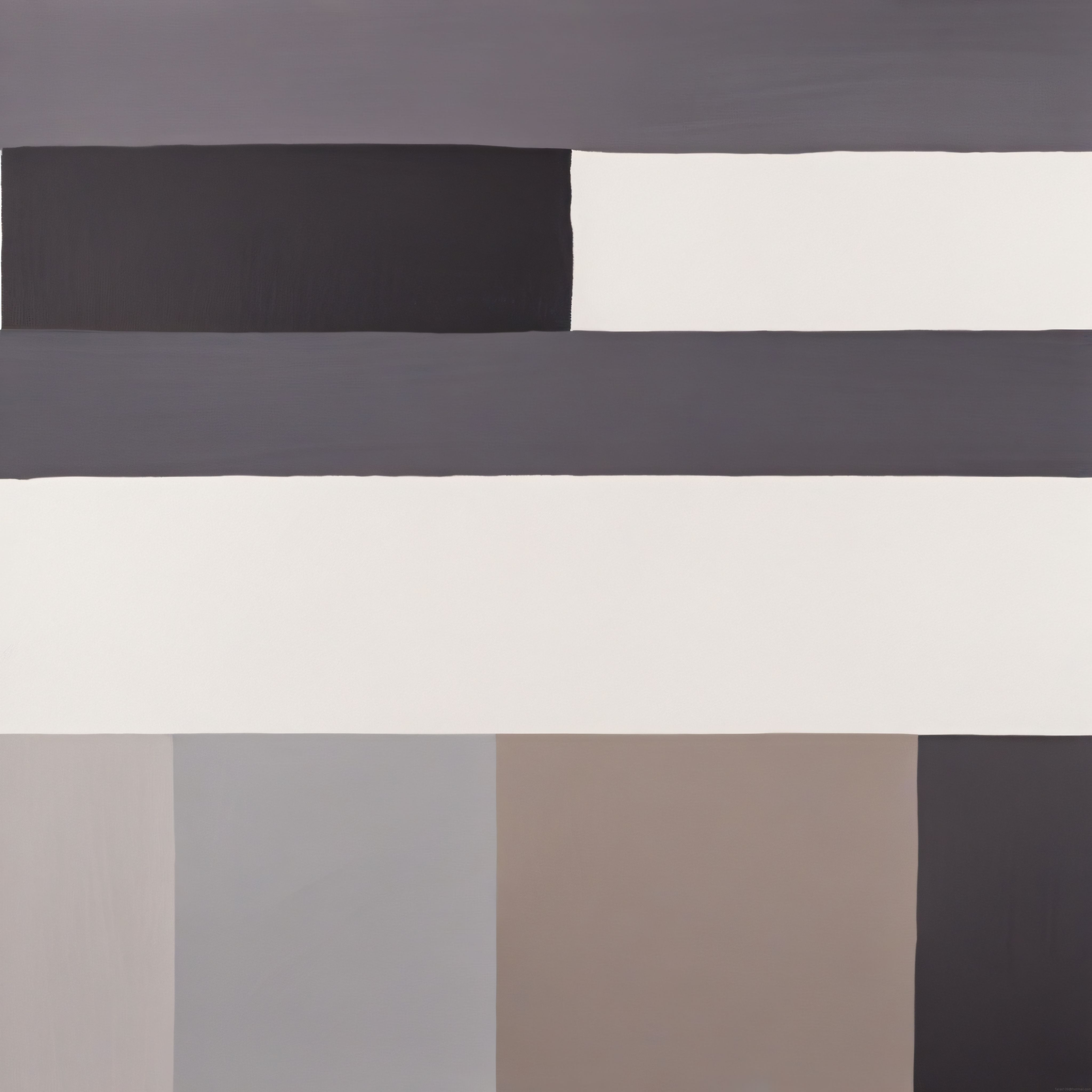 Soyut Minimalist Geometrik Desenler ve Toprak Tonlarında Renkli Bloklar