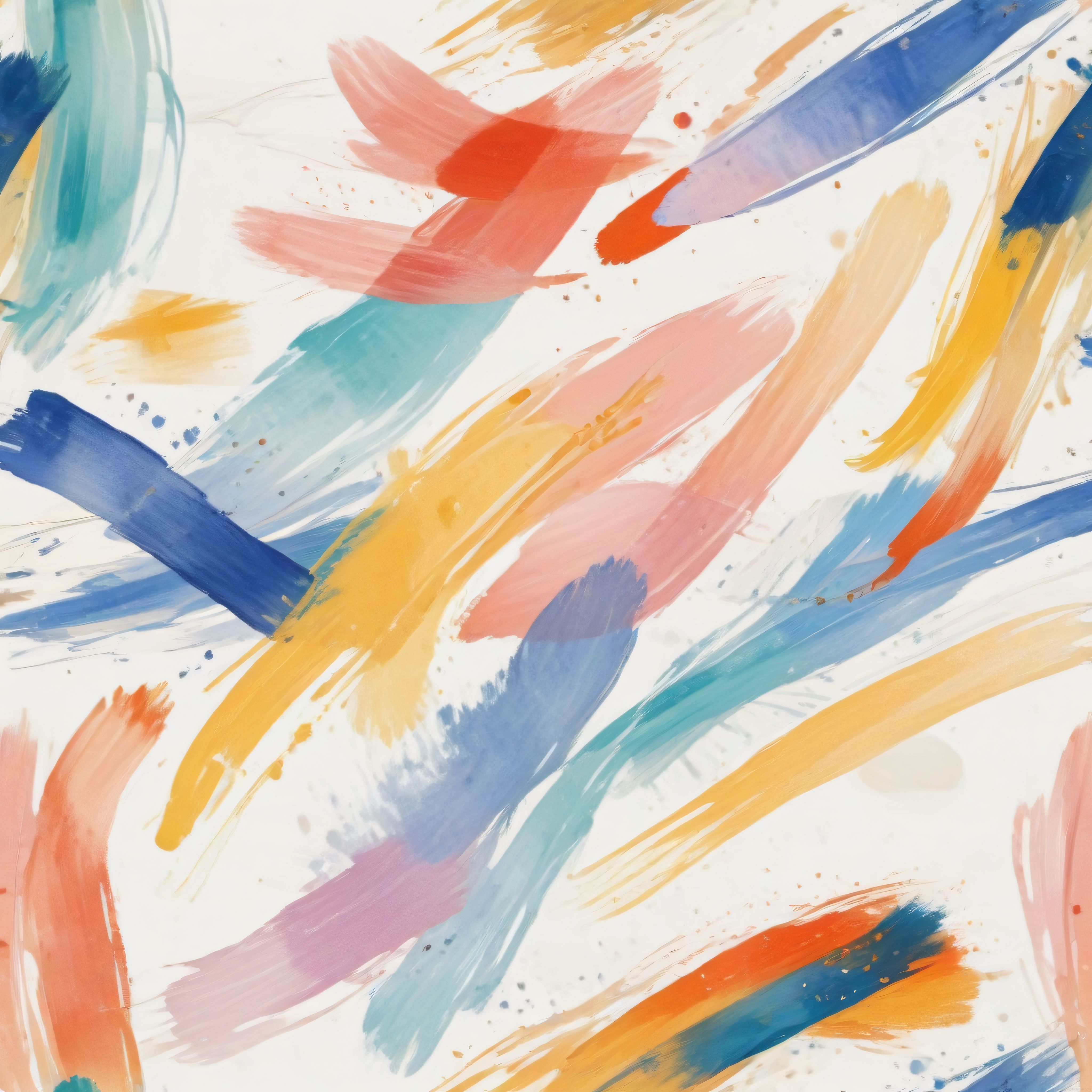 Soyut suluboya fırça darbeleriyle pastel renkli modern sanat arka planı