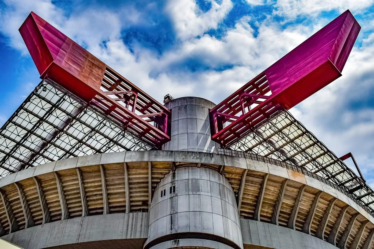Stadyum mimarisi modern tasarım - Milano silueti