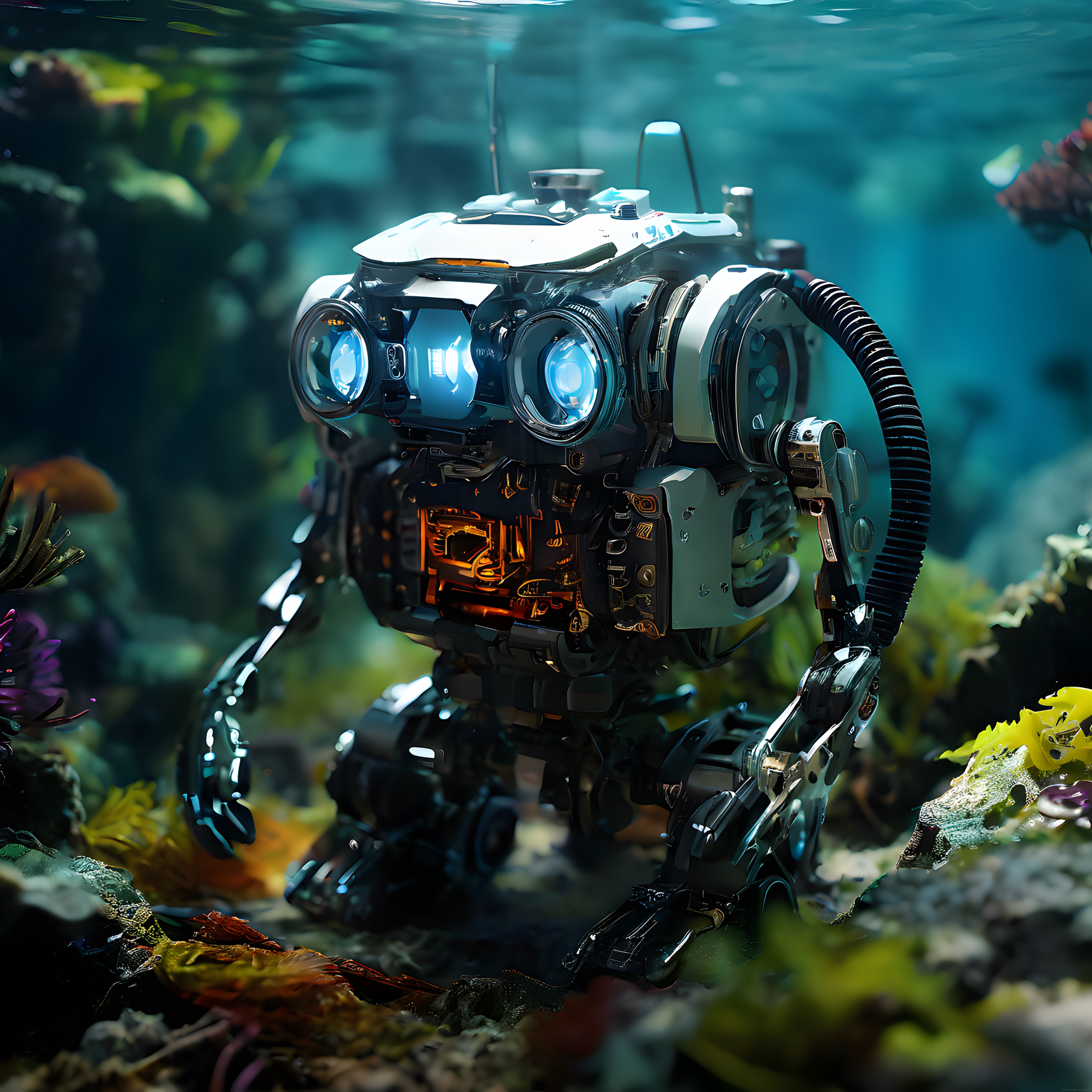 Su Altı Kaşif Robotu: Akvaryum Ortamında Geleceğin Mekanik Dostu
