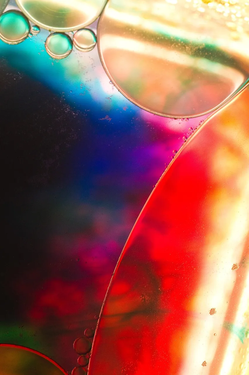 Su damlası makro çekimi - doğal detay