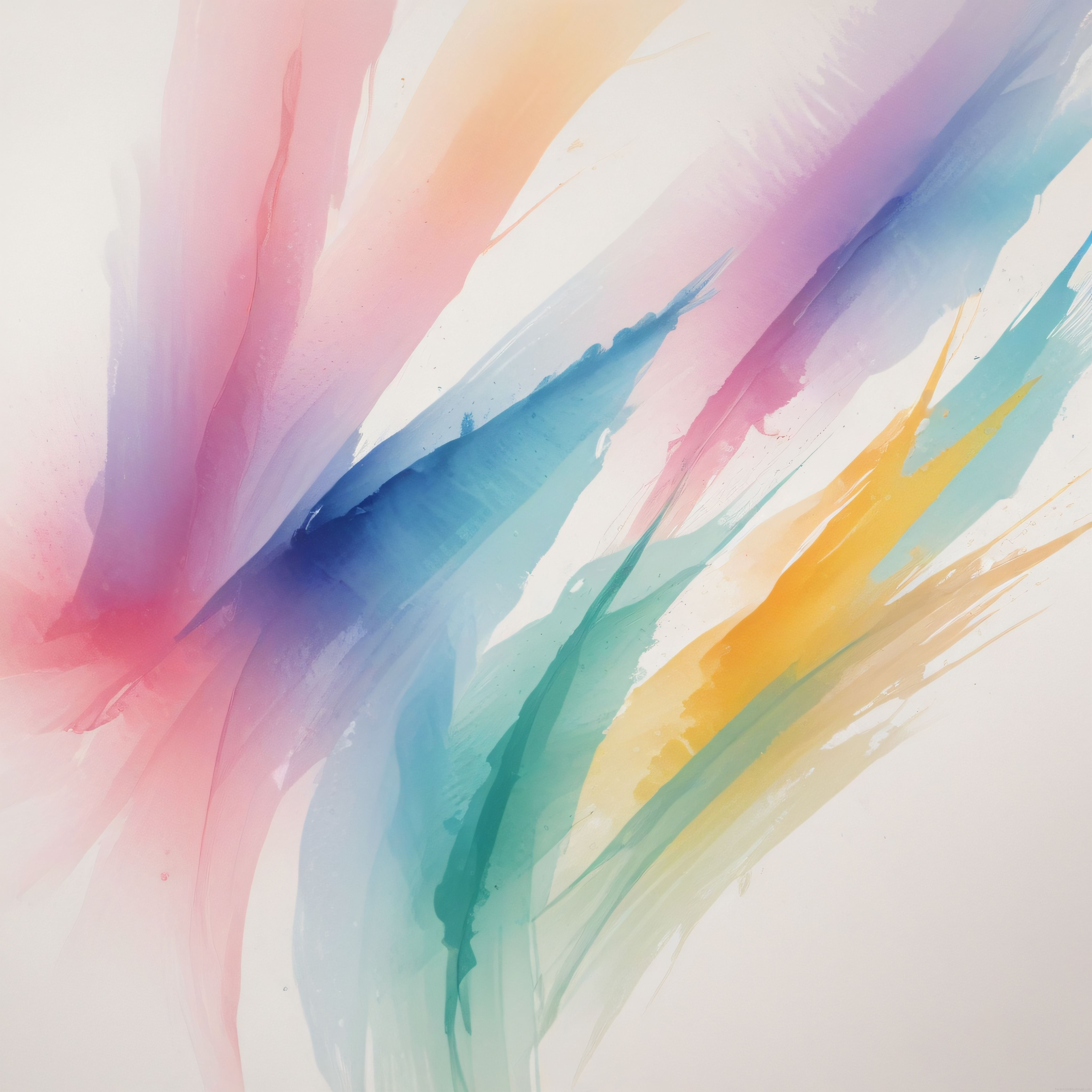 Suluboya fırça darbeleriyle pastel renklerde yumuşak soyut sanat arka planı