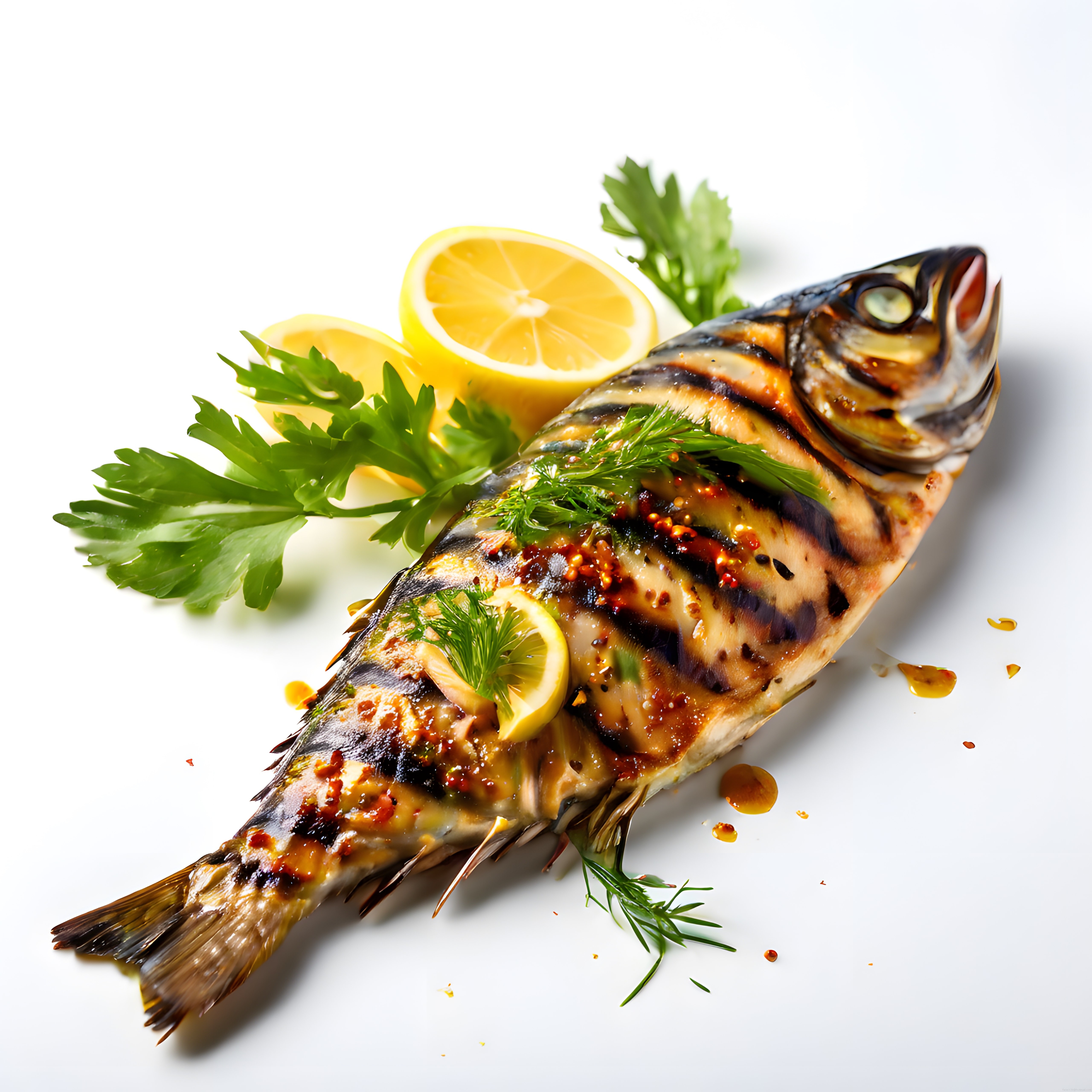 Tam Bir Lezzet Şöleni: Izgarada Baharatlı ve Limonlu Taze Balık