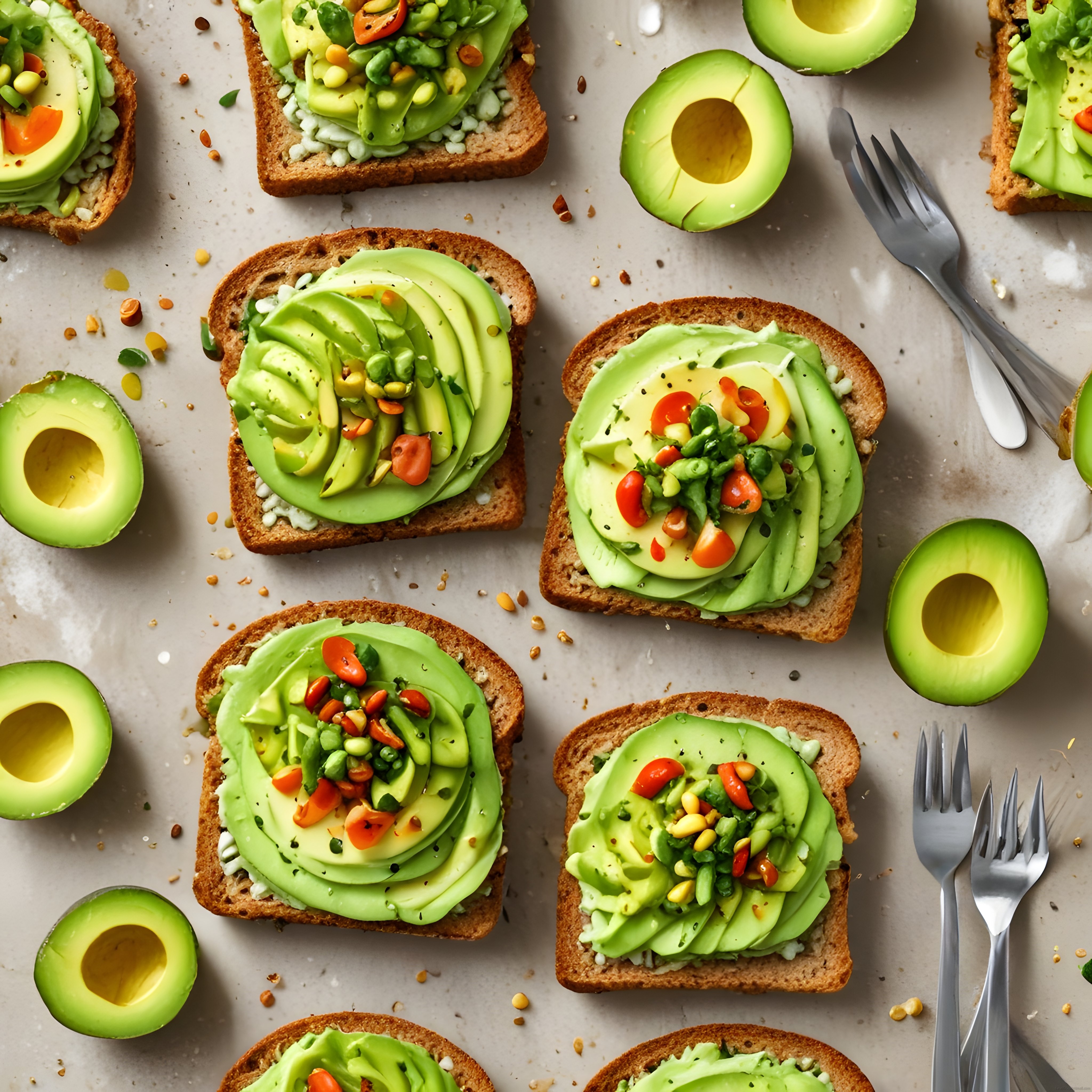 Taptaze Avokado Tost Çeşitleri: Sağlıklı ve Renkli Kahvaltı Sofrası