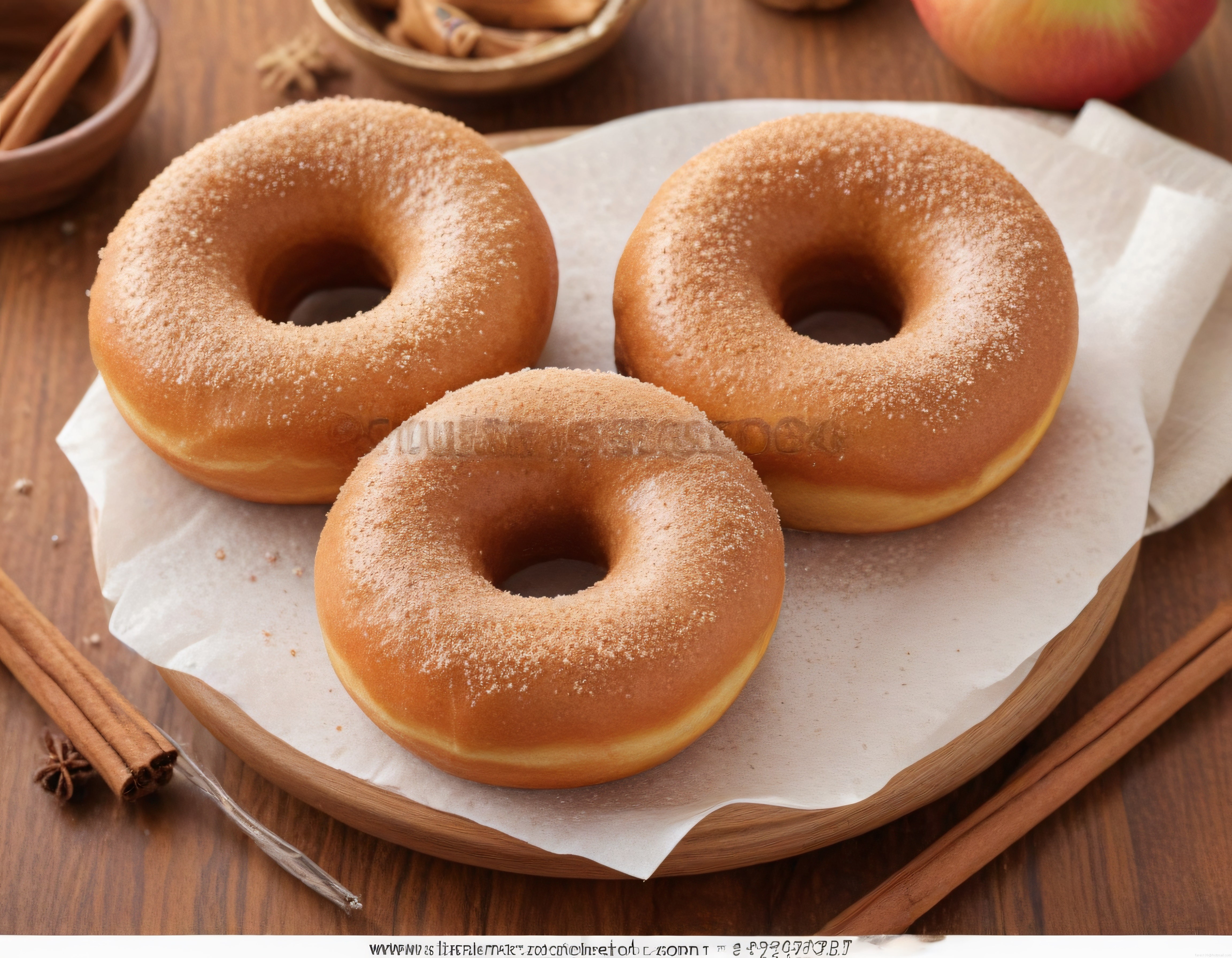 Tarçın Şekerli Elmalı Donut: Sonbahar Mutfaklarına Özel Sıcak Lezzet