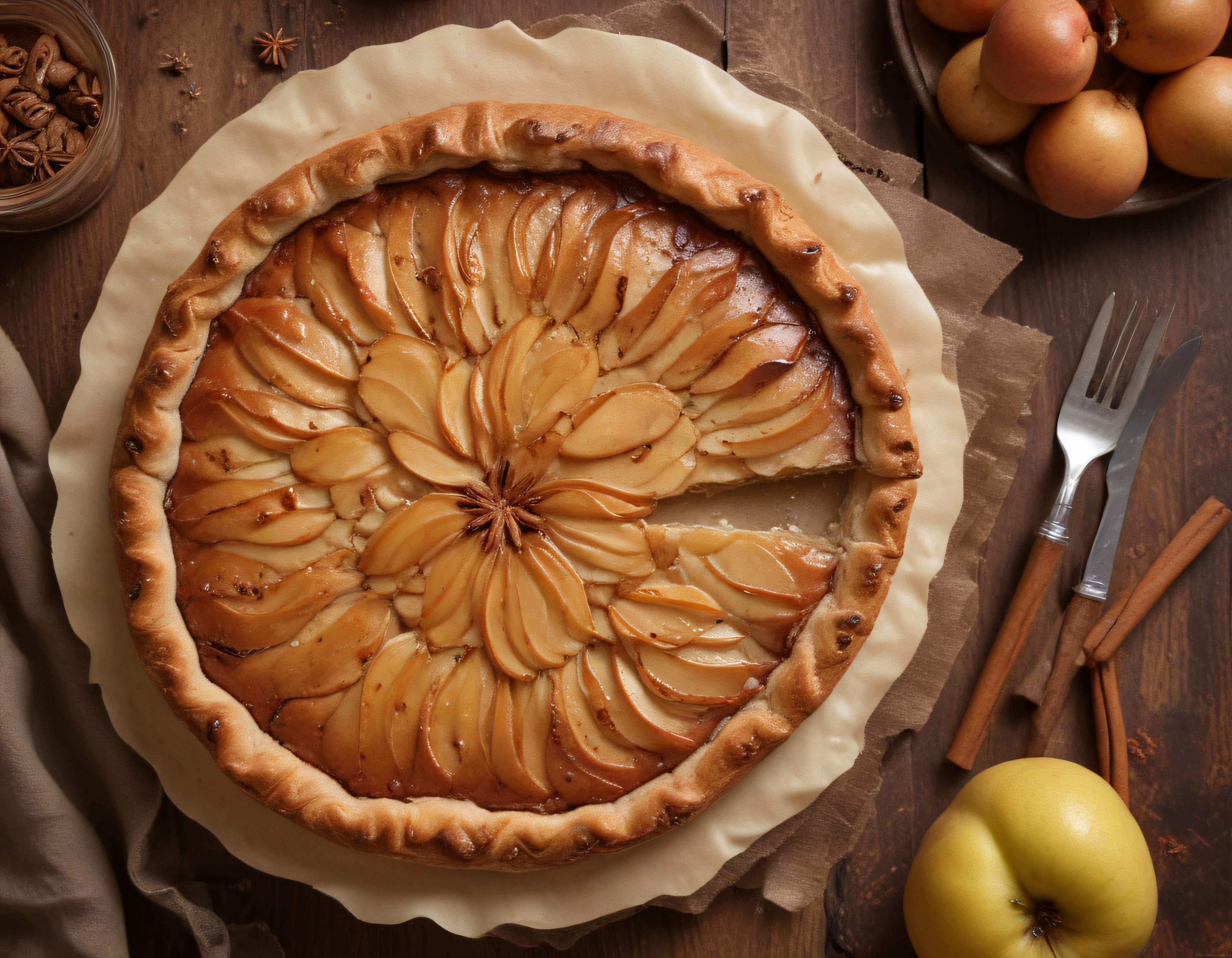 Tarçın ve Anasonlu Elmalı Galette: Sıcacık Ev Yapımı Sonbahar Tatlısı