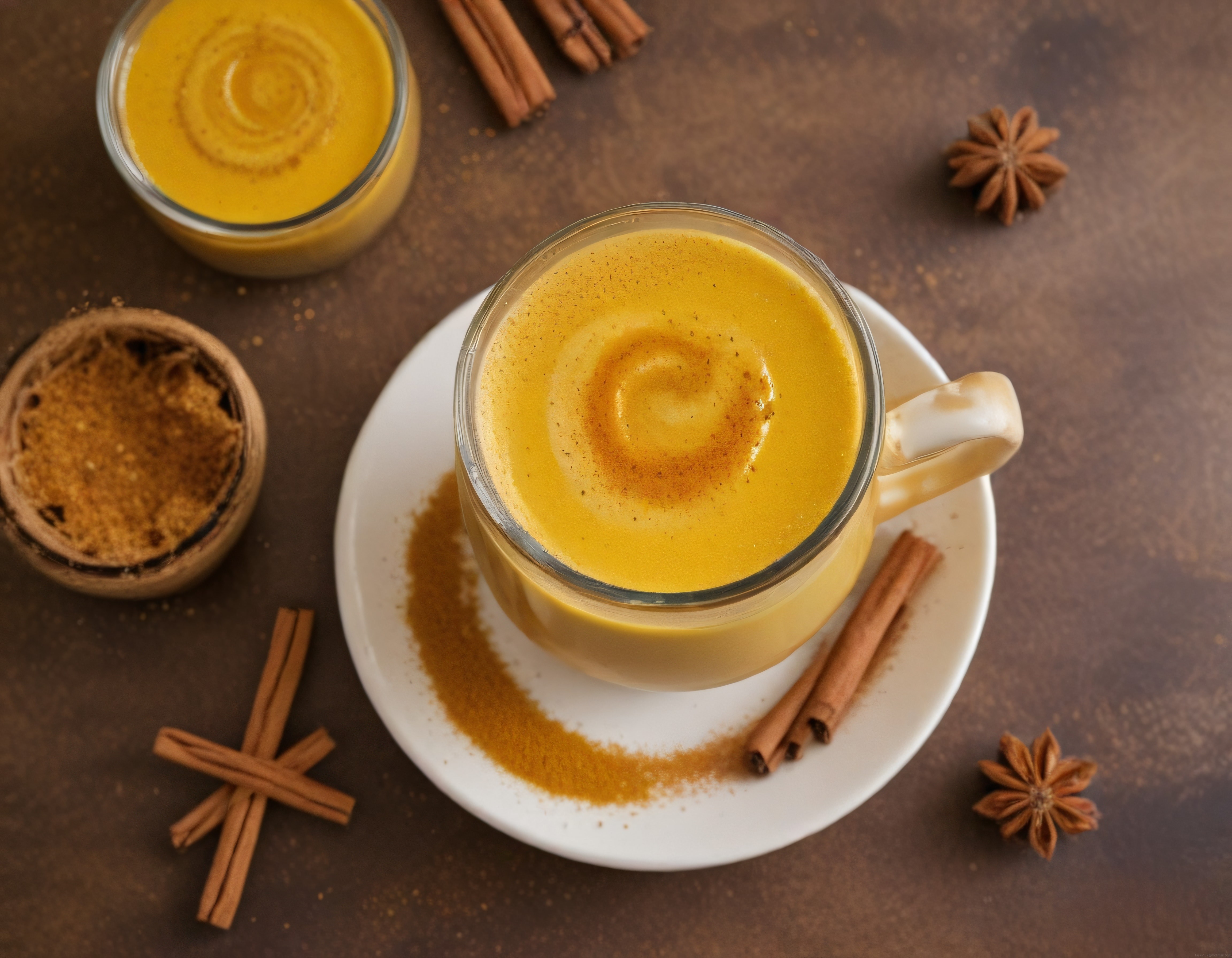 Tarçınlı Zerdeçallı Altın Süt Latte ile Baharatlı ve Sağlıklı Bir Mola