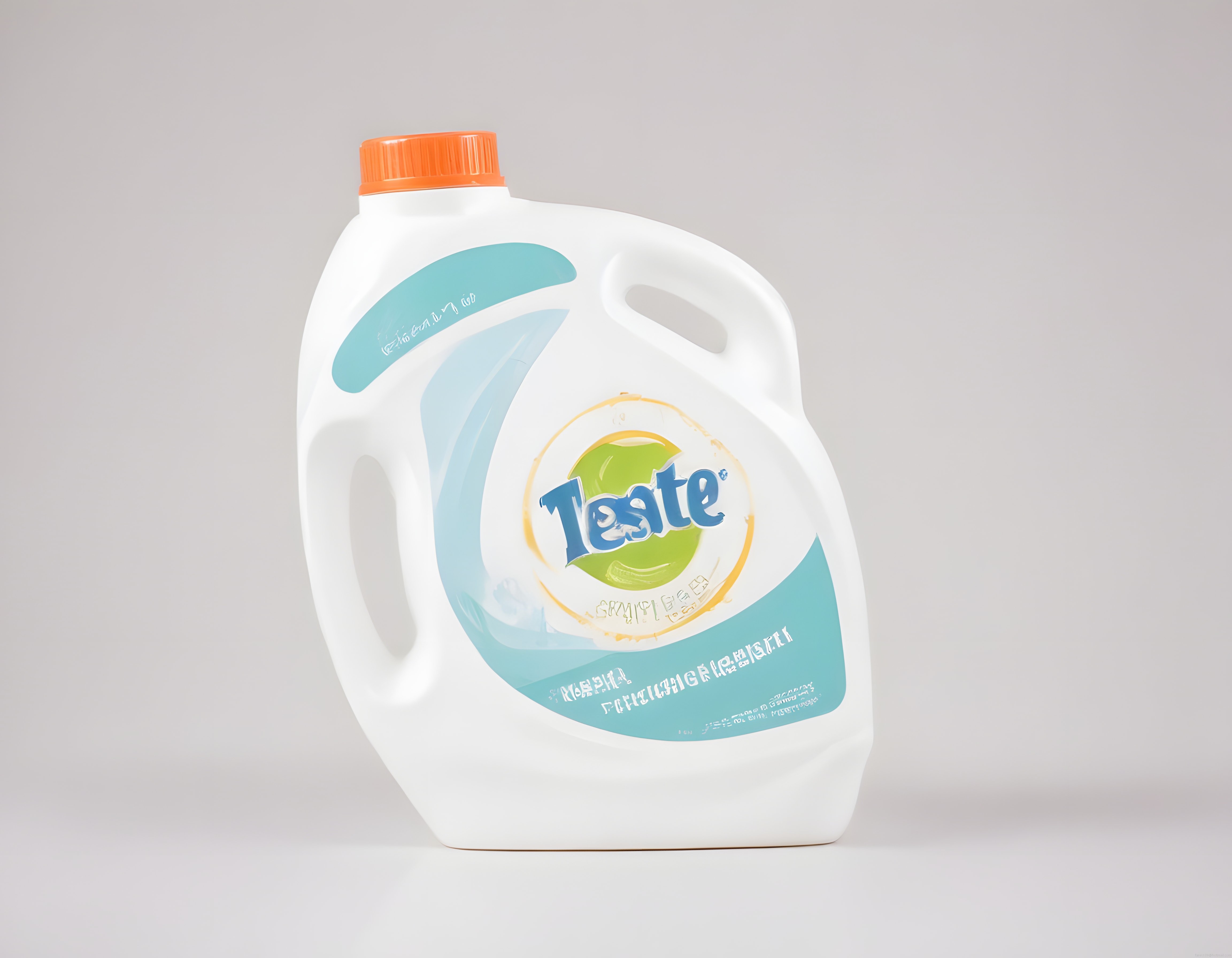 Taste Sıvı Çamaşır Deterjanı: Beyaz Bidon ve Turuncu Kapak Ürün Fotoğrafı