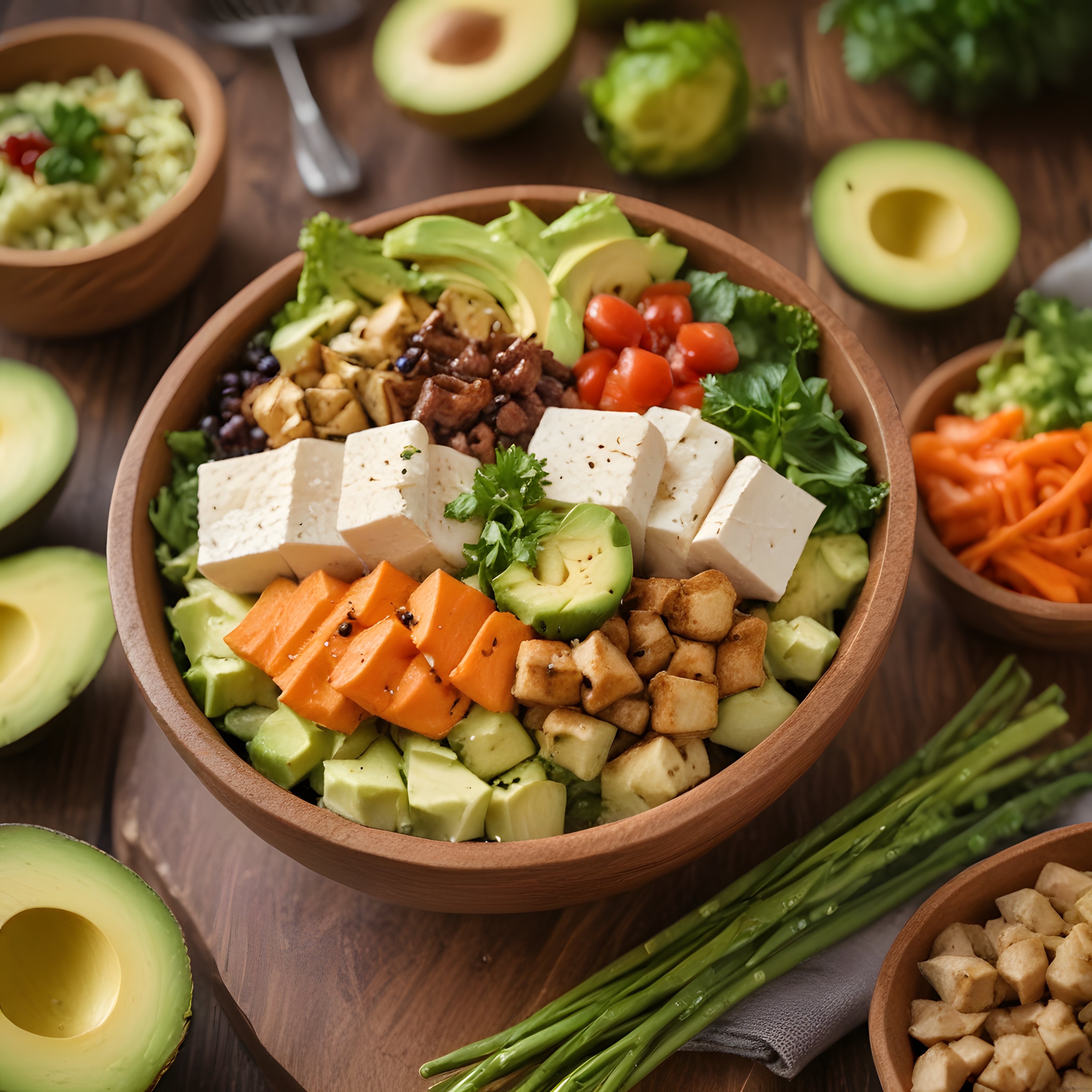 Tatlı Patatesli Avokadolu Peynirli Buddha Bowl: Sağlıklı Kase Tarifi