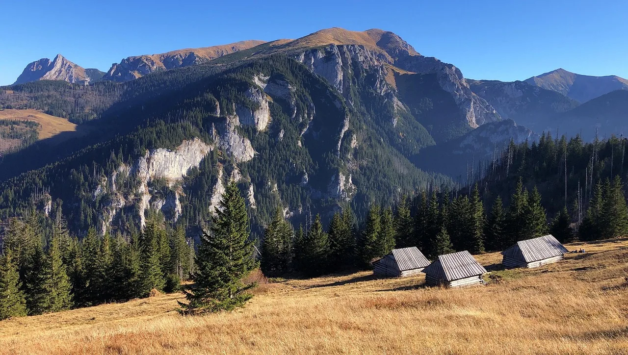 Tatry dağları çevresindeki rustik dağ evi