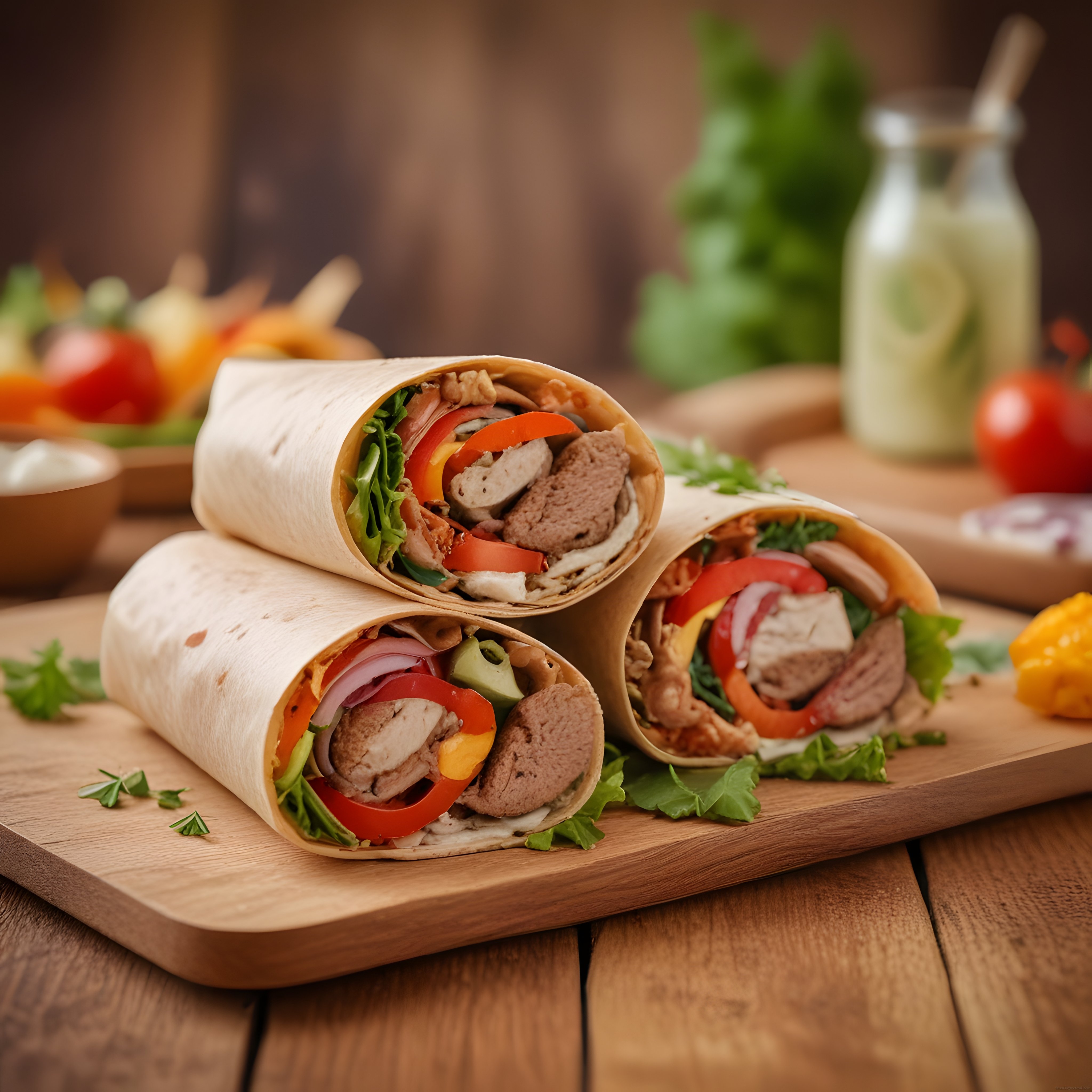 Tavuk ve Köfteli Sebzeli Dürüm Tarifi: Evde Yapılabilir Sağlıklı Wrap