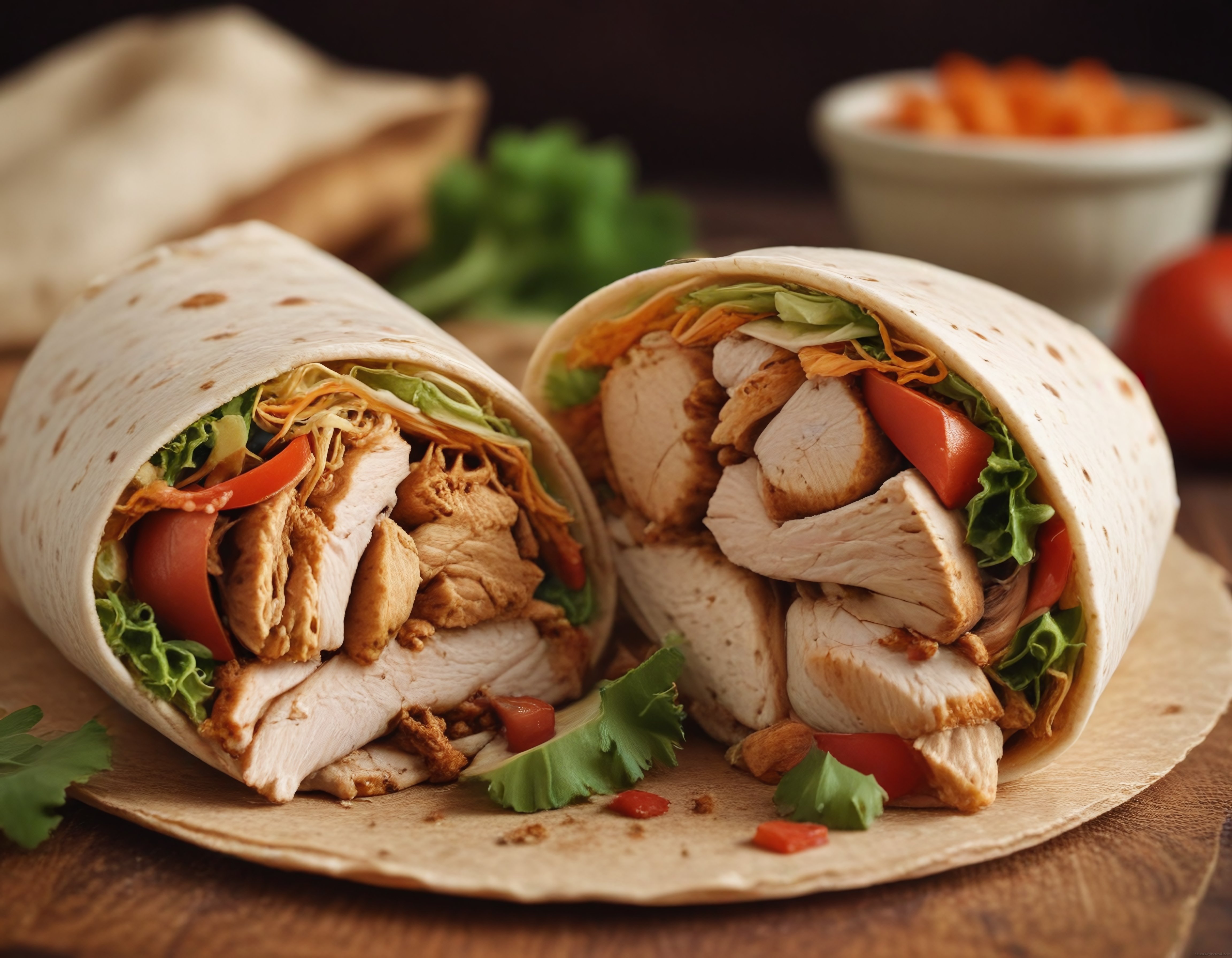 Tavuk Wrap Tarifi: Izgara Tavuklu, Sebzeli Ve Soslu Ev Yapımı Dürüm