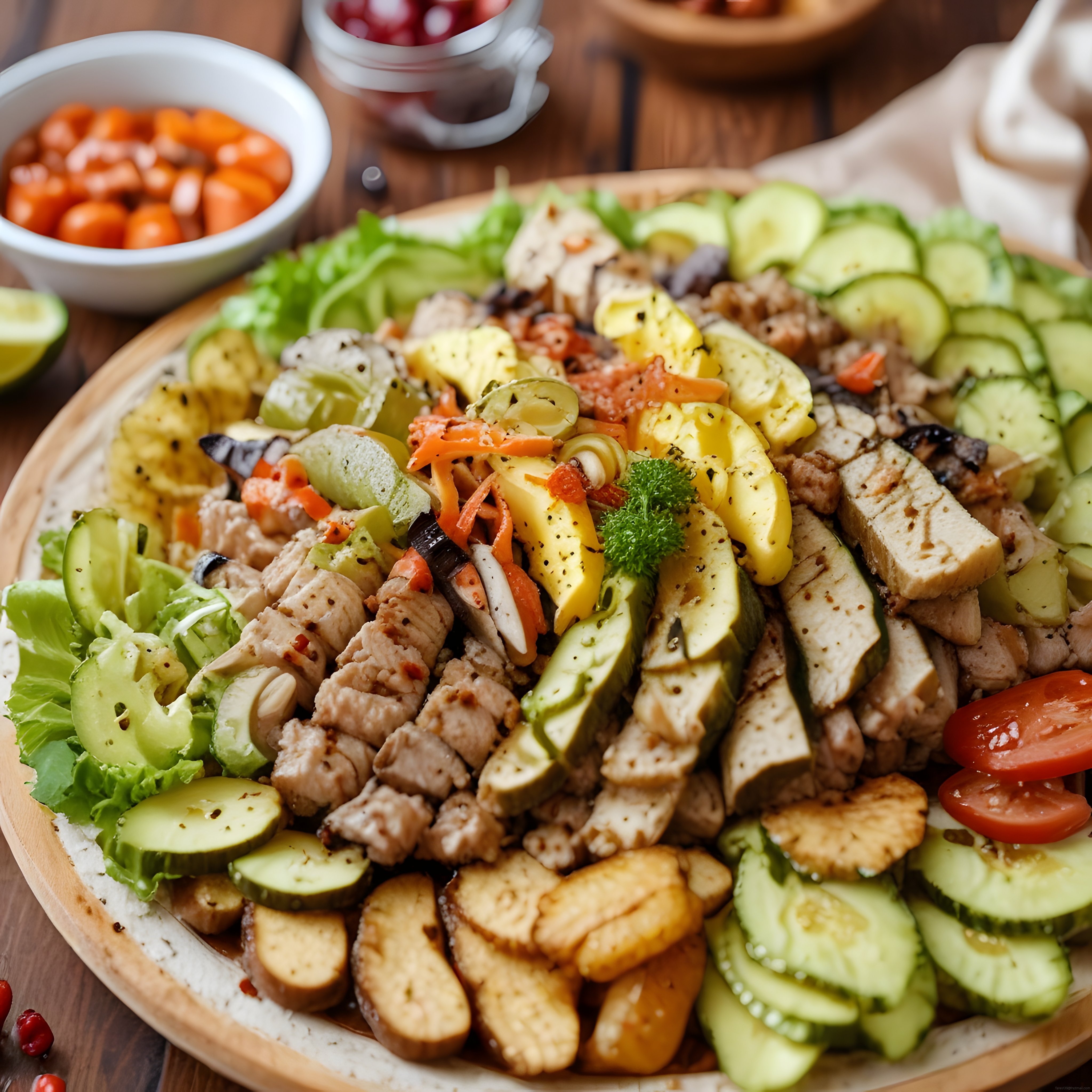 Tavuklu Avokadolu Renkli Salata Kasesi: Sağlıklı ve Doyurucu Tarif