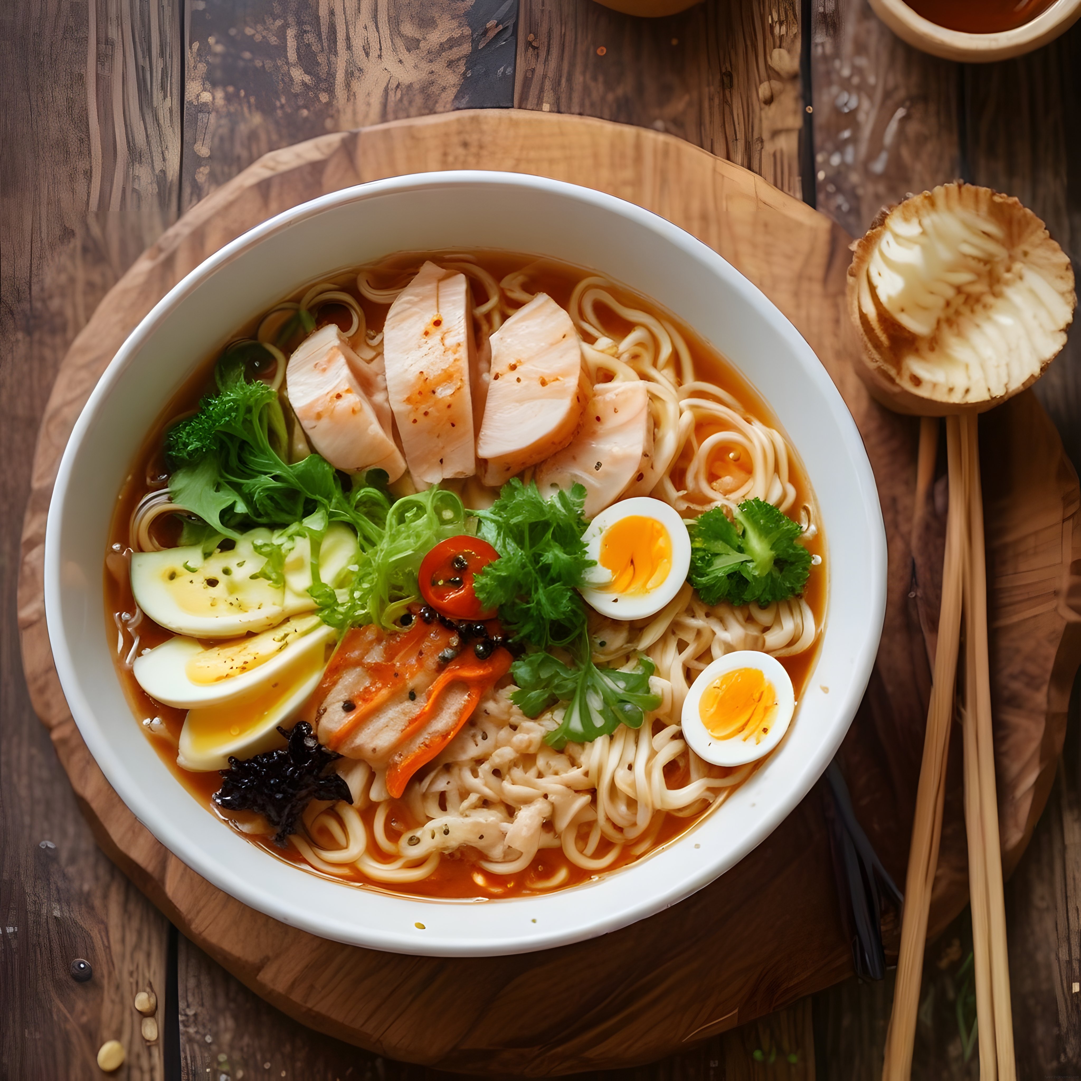 Tavuklu Baharatlı Ramen Kasesi: Asya Mutfağından Ev Yapımı Noodle Tarifi