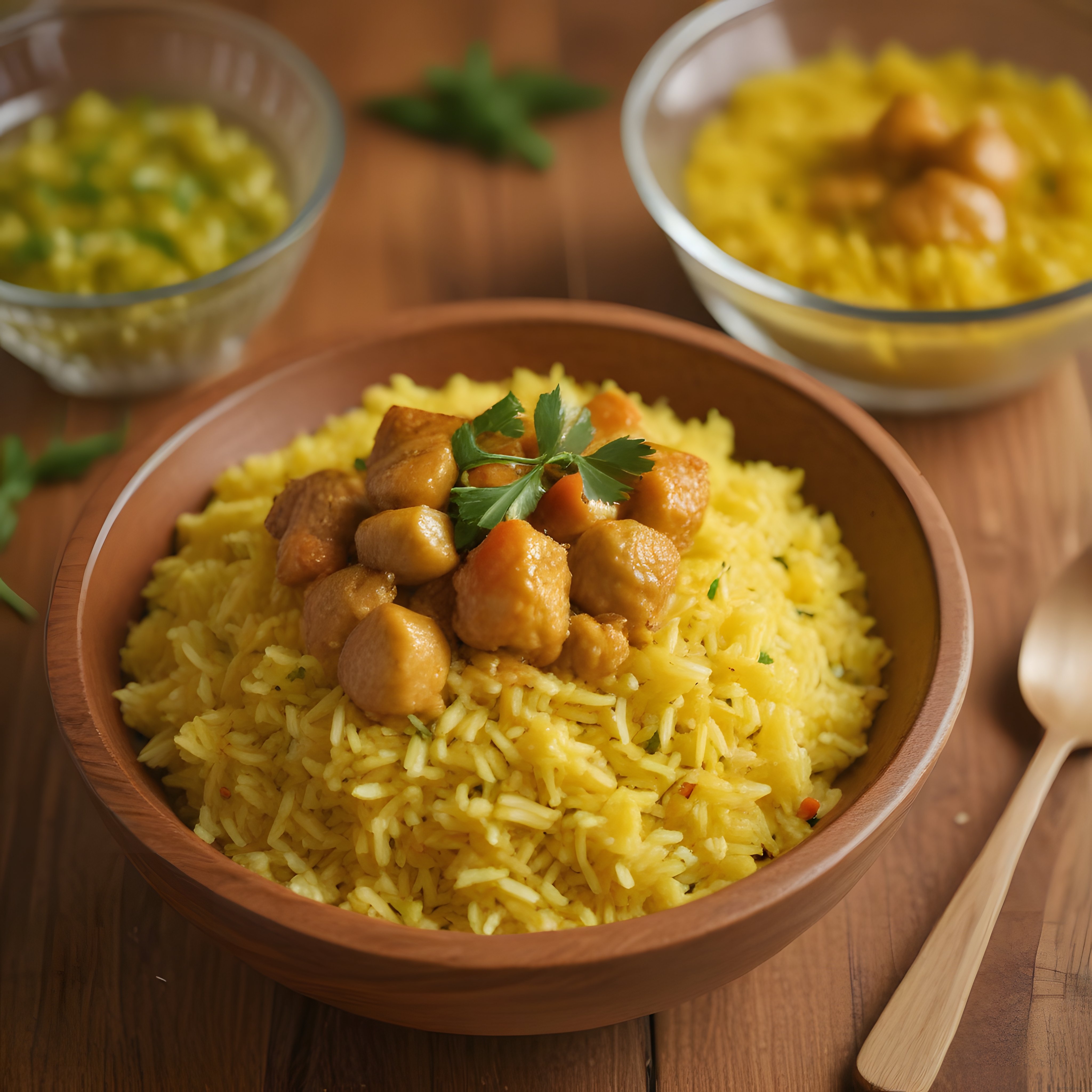Tavuklu Nohutlu Sarı Pilav: Baharatlı Basmati Pirinç ve Yumuşak Lokum Tavuk