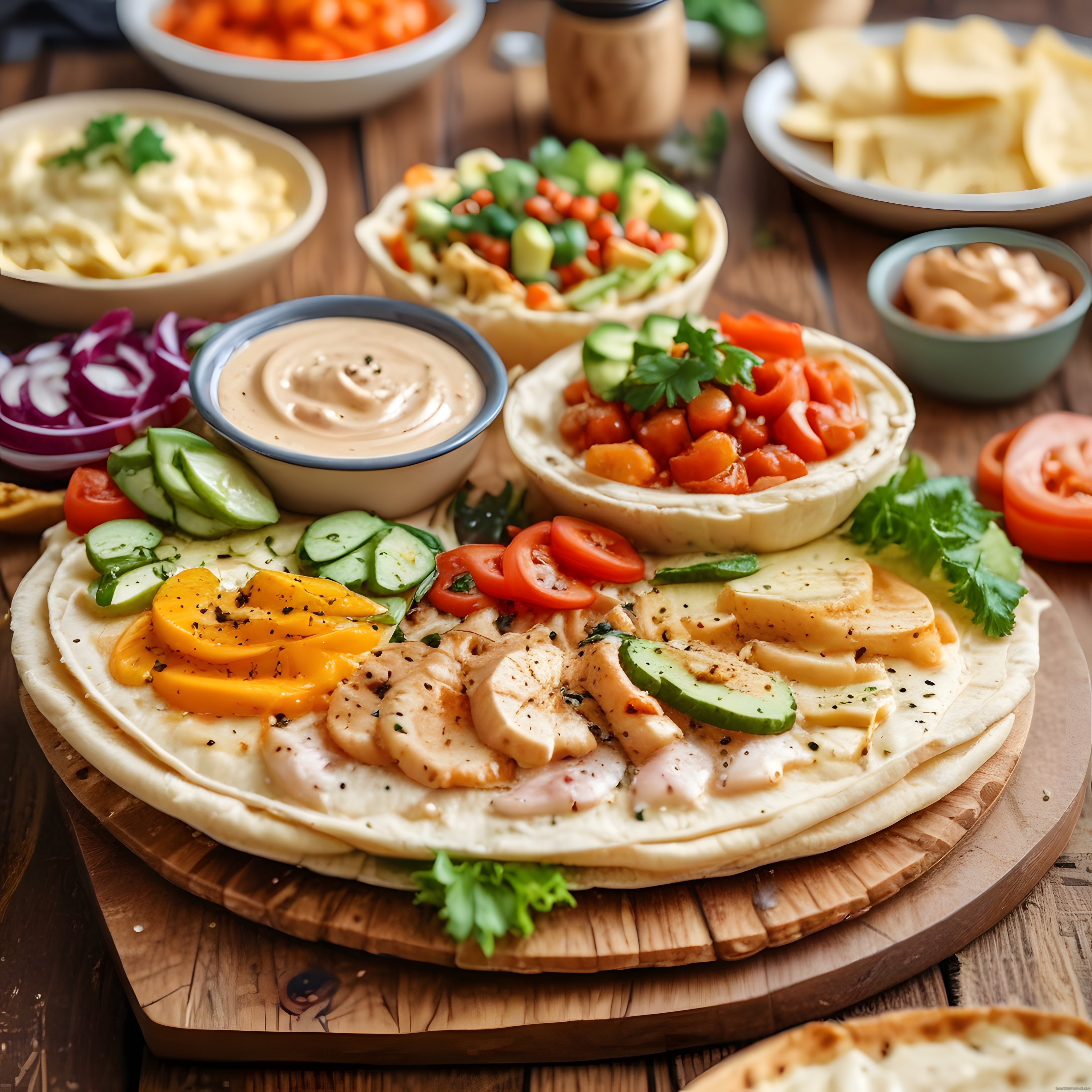 Tavuklu Sebzeli Ev Yapımı Wrap Tarifi: Sağlıklı ve Pratik Akşam Yemeği