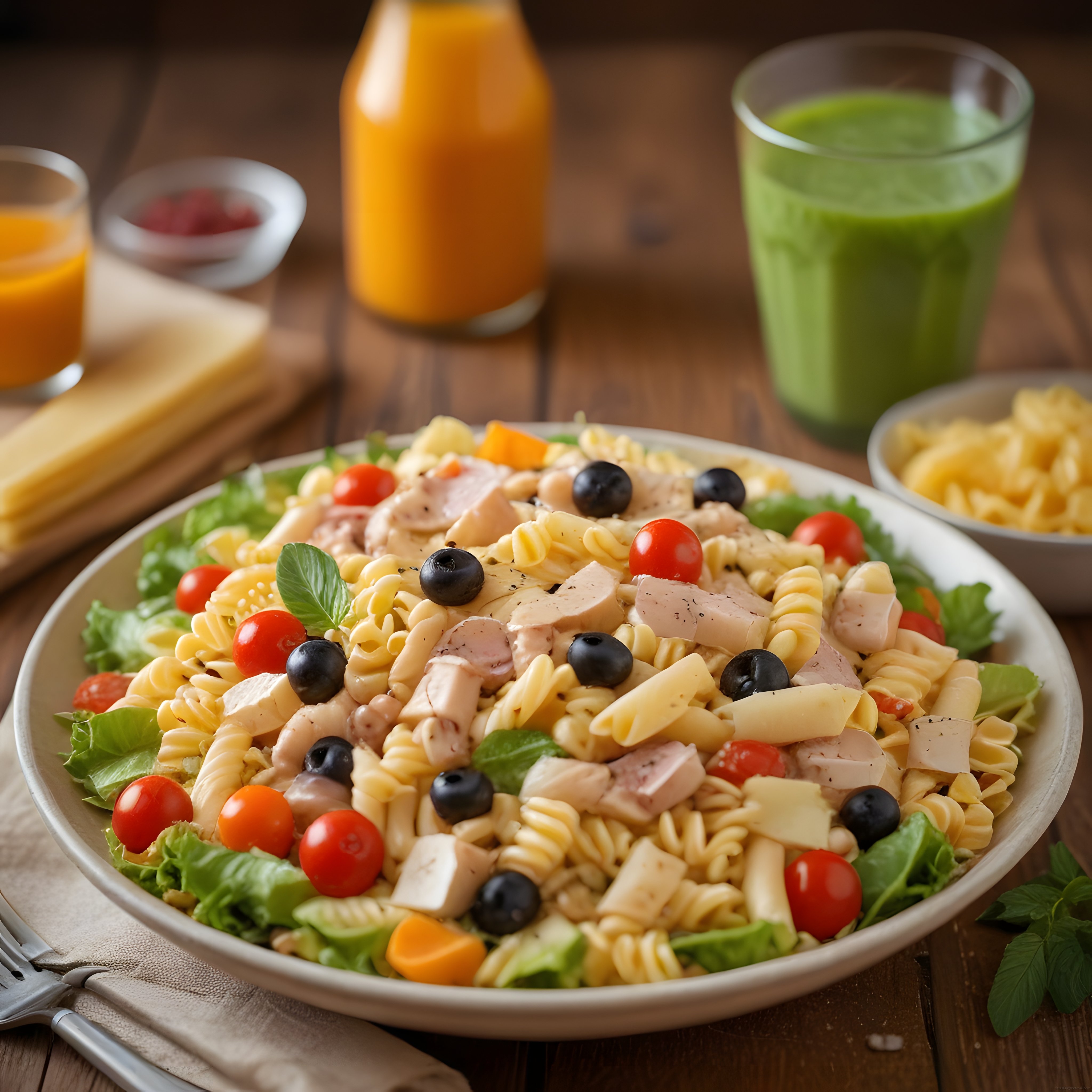 Tavuklu Sebzeli Makarna Salatası: Besleyici ve Pratik Bir Öğün Önerisi