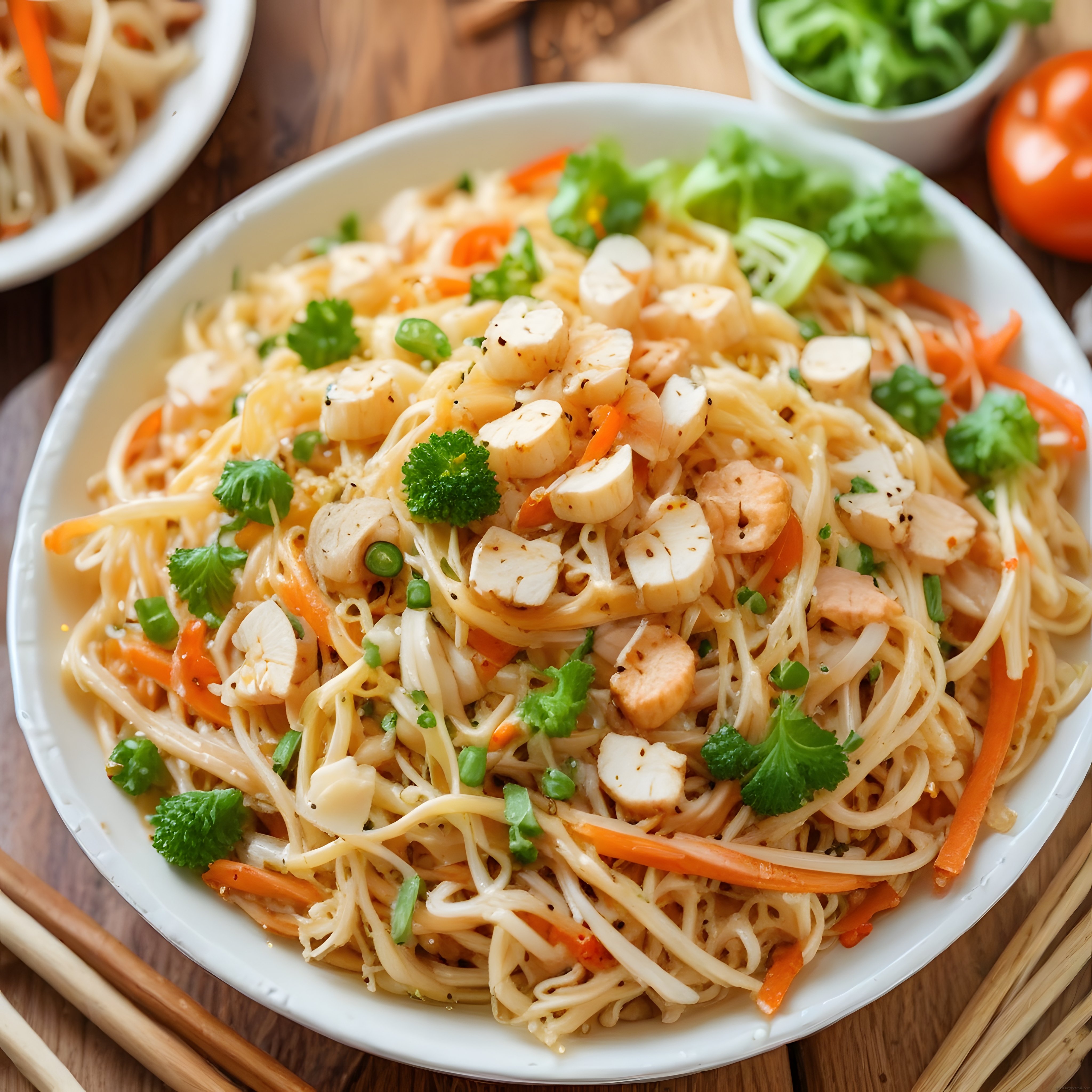 Tavuklu Sebzeli Noodle Tarifi: Renkli ve Besleyici Asya Makarnası Kasesi