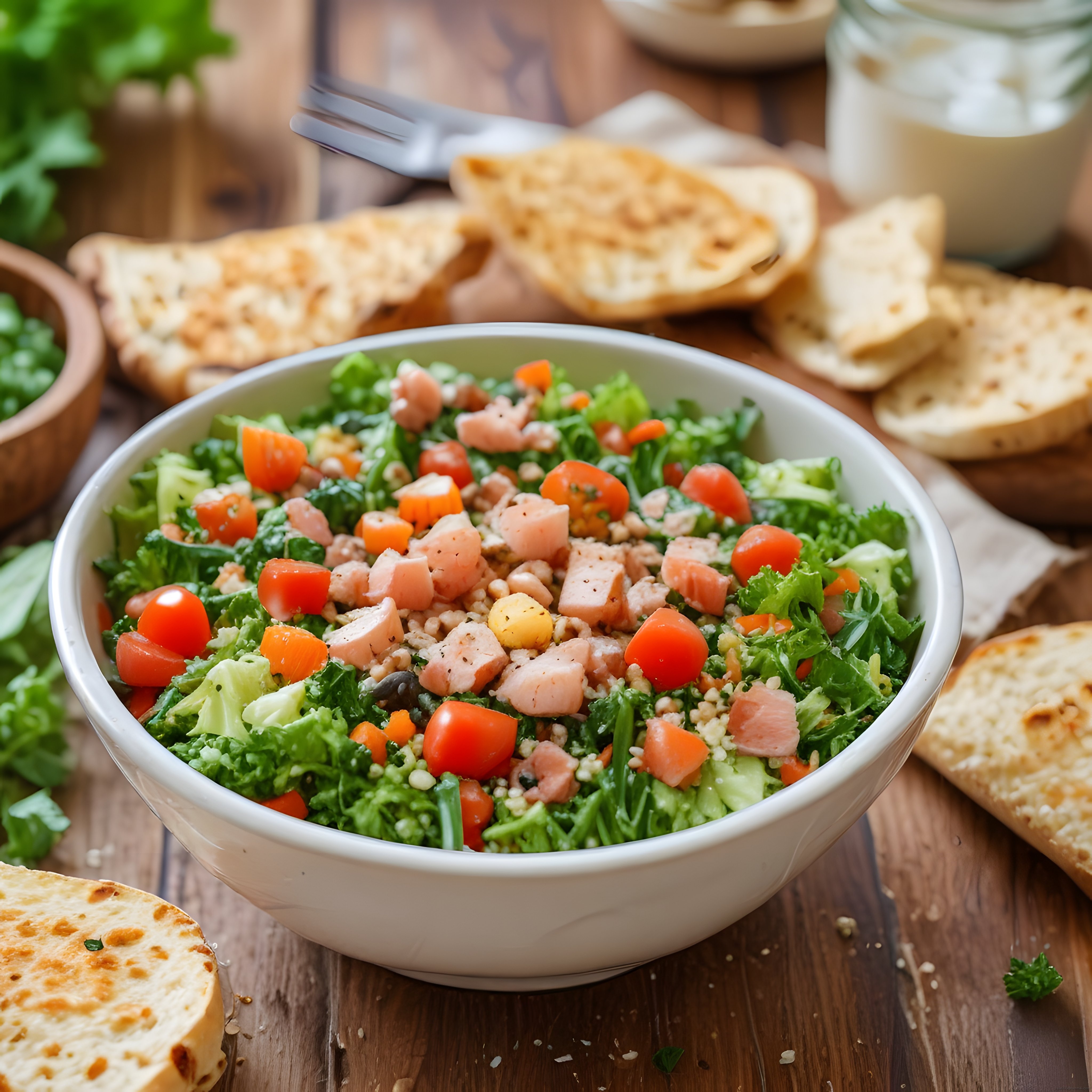 Tavuklu ve Sebzeli Besleyici Salata Kasesi: Sağlıklı ve Doyurucu Tarif