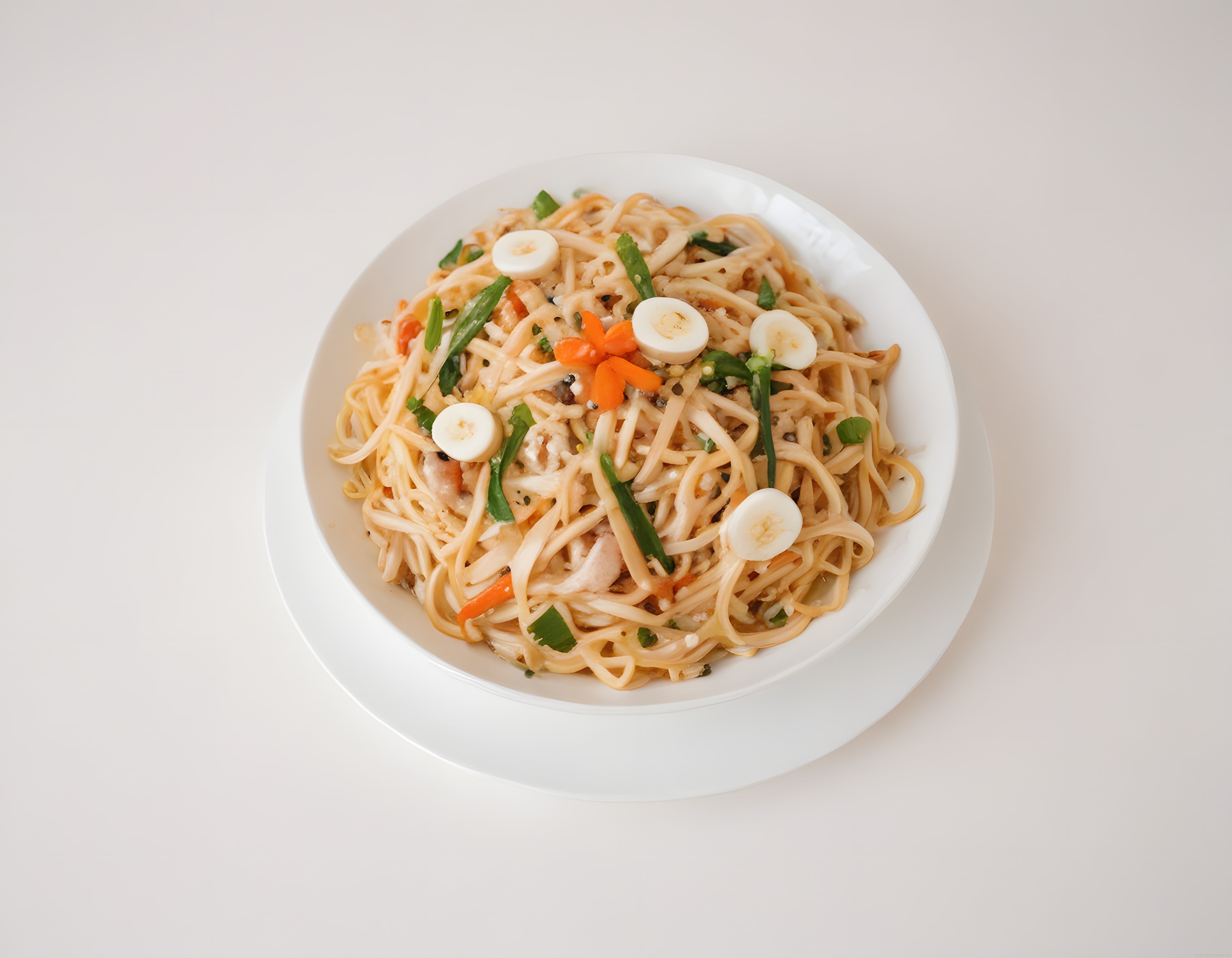 Tavuklu ve Sebzeli Noodle Kasesi: Yumurtalı Pratik Asya Lezzeti