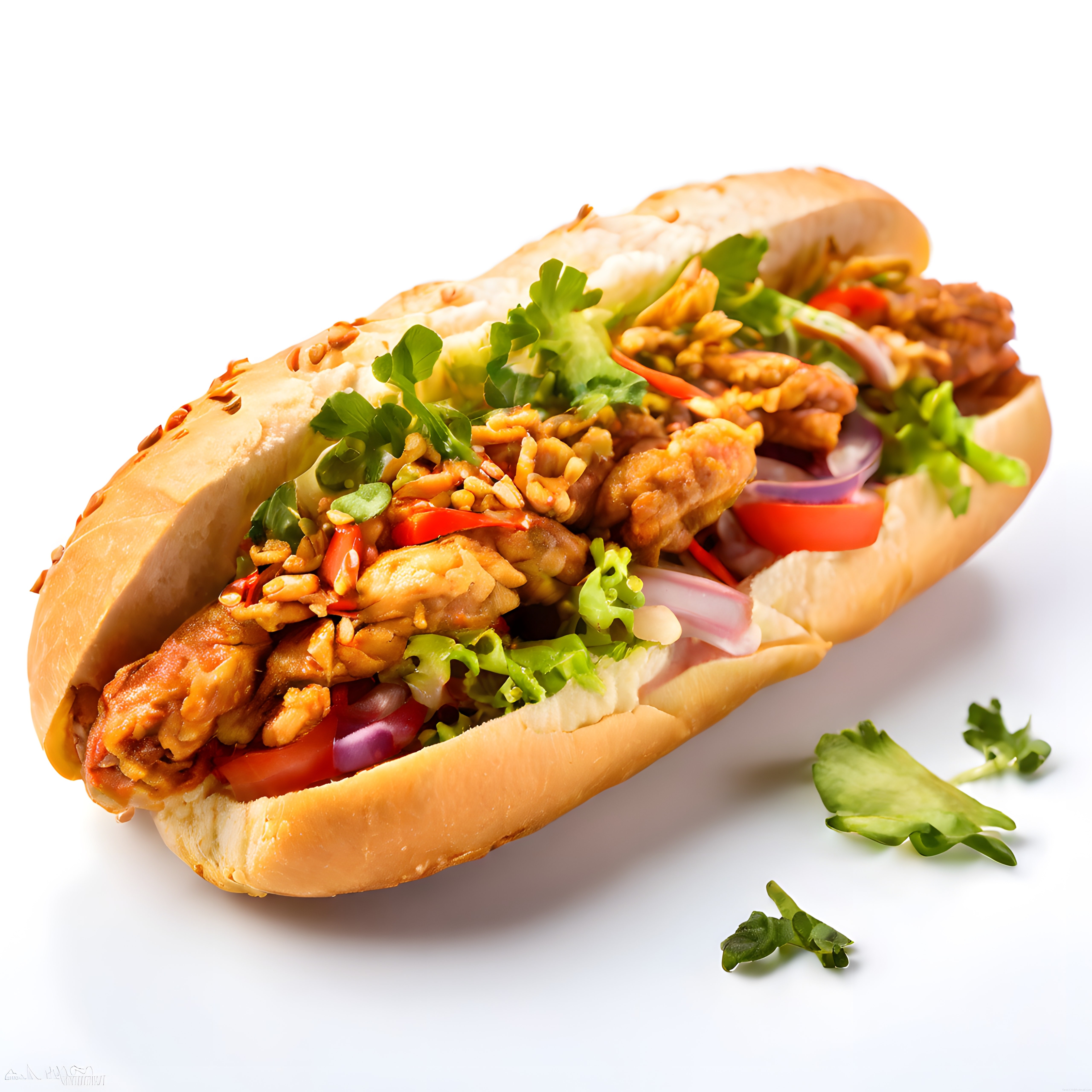 Tavuklu ve Taze Sebzeli Gourmet Sandviç: Besleyici ve Lezzetli Öğün Fikri