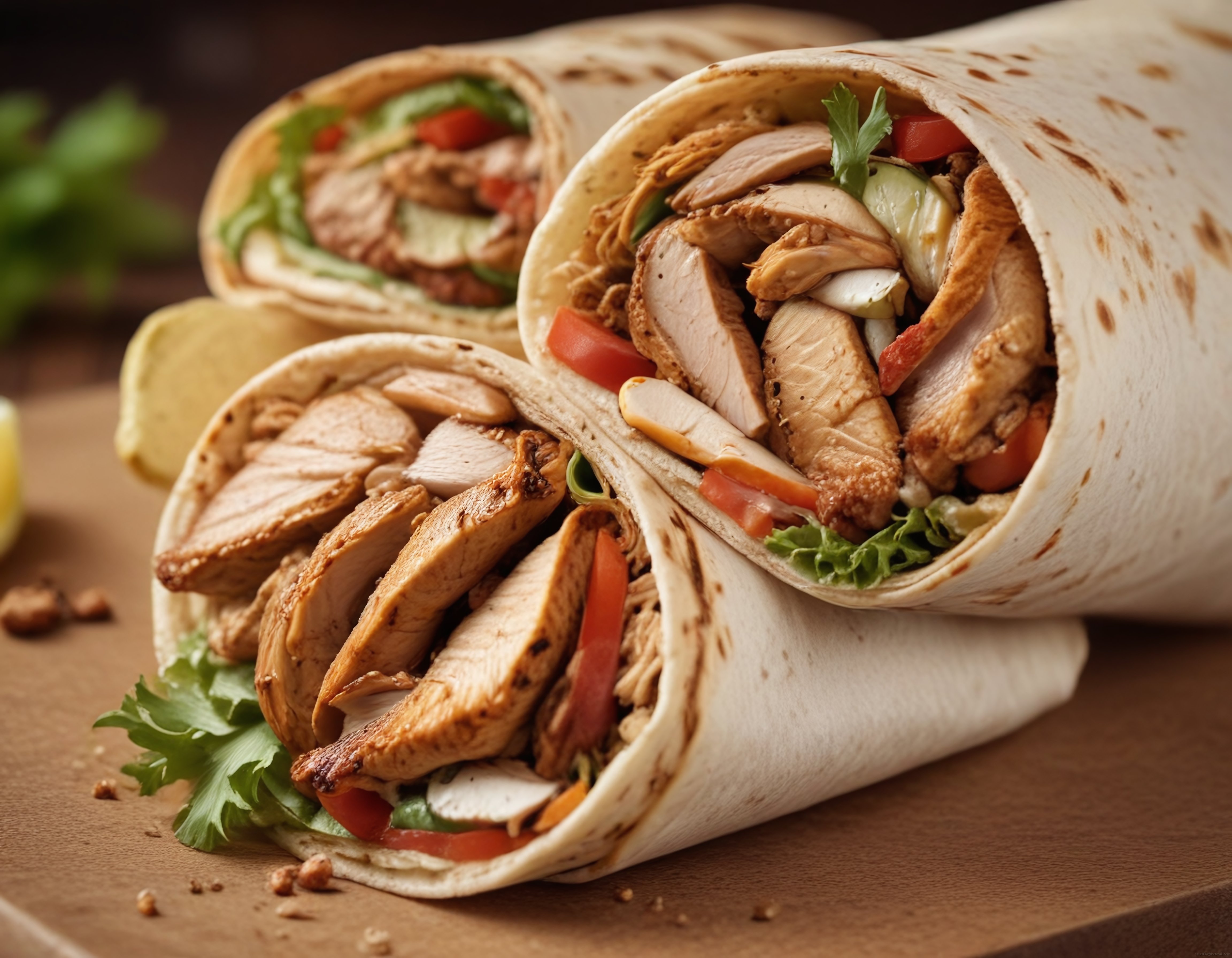 Tavuklu Wrap Tarifi: Evde Kolayca Hazırlayabileceğiniz Sağlıklı Dürüm
