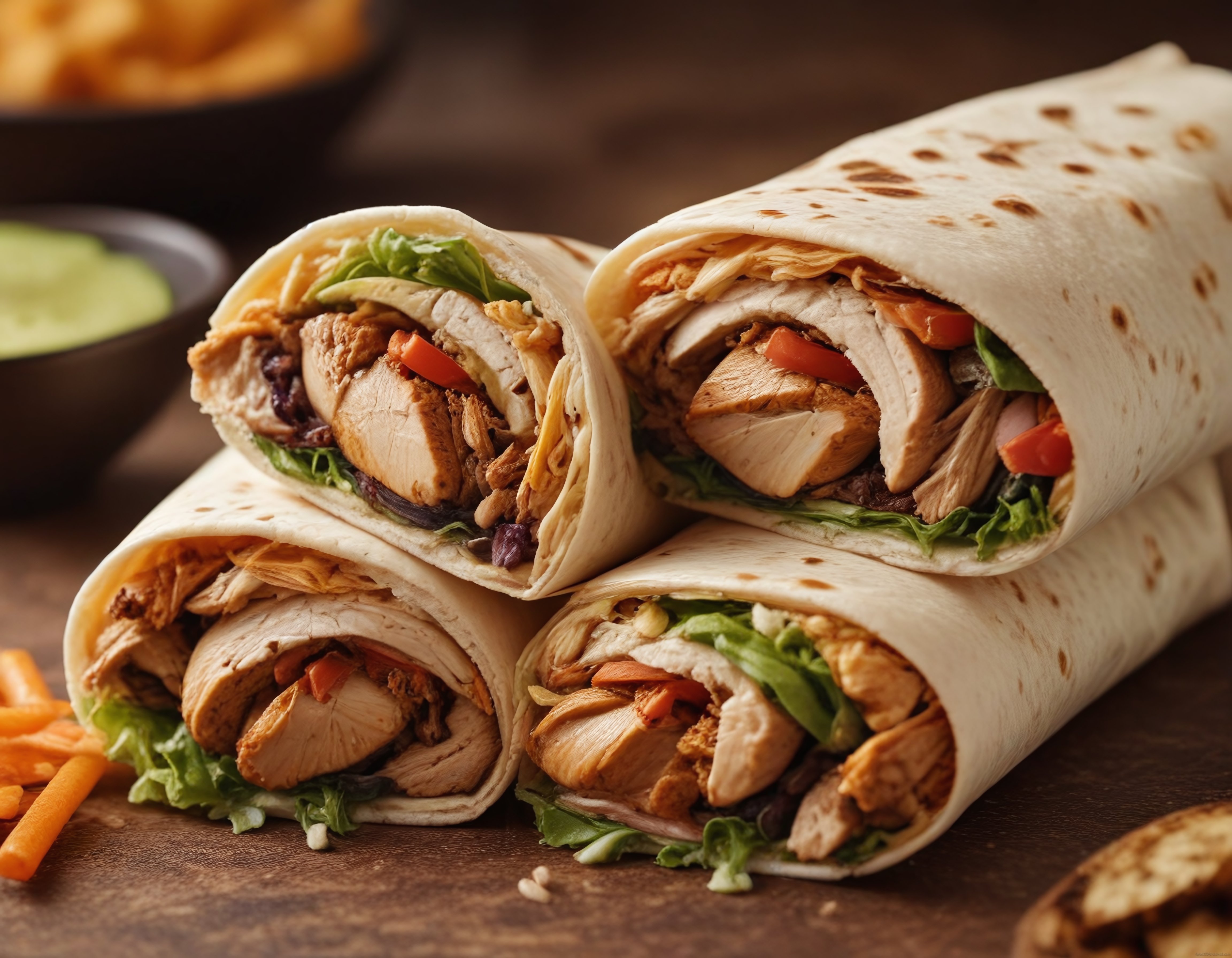 Tavuklu Wrap Tarifi: Evde Yapabileceğiniz Pratik ve Lezzetli Dürüm