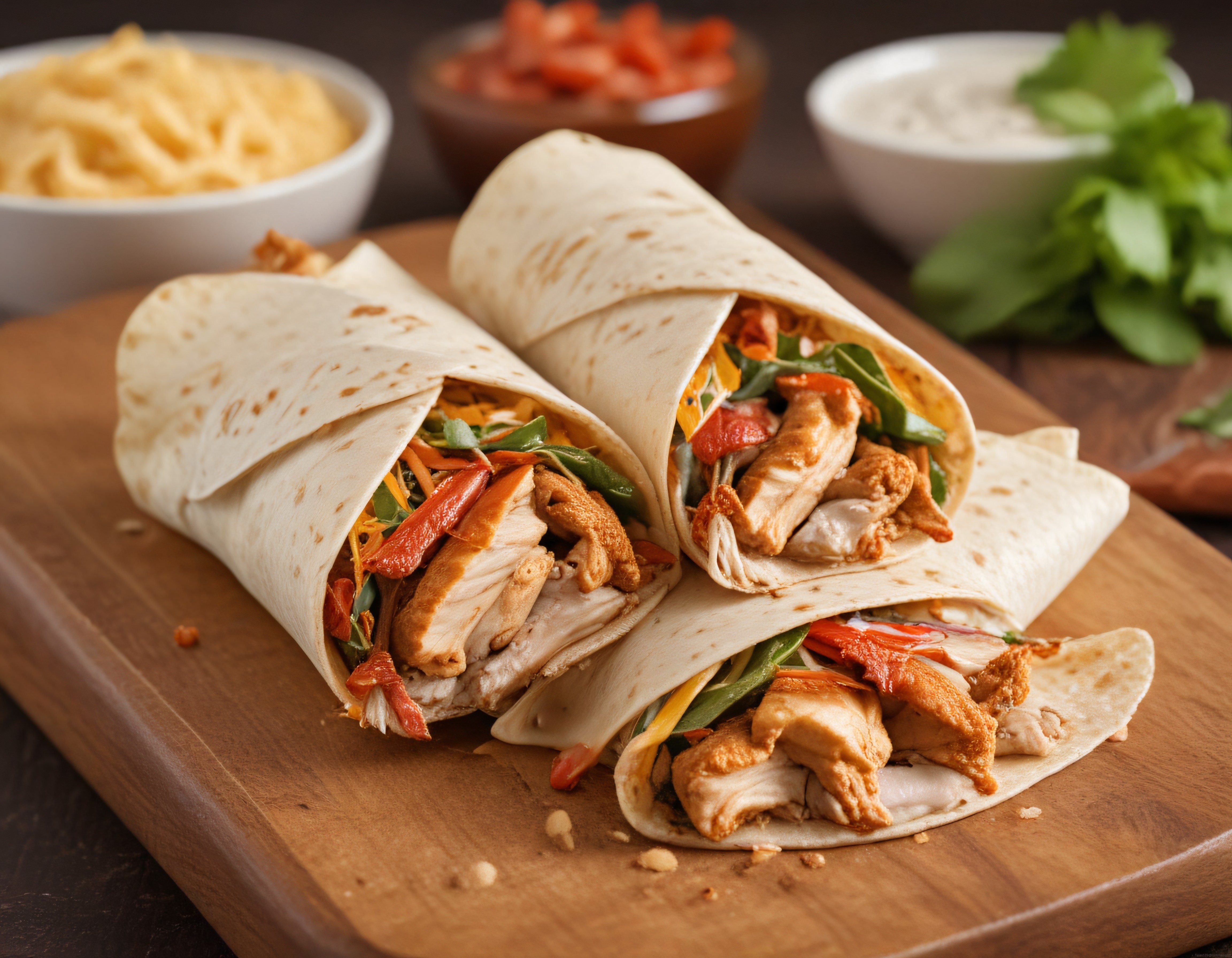 Tavuklu Wrap Tarifi: Izgara Tavuk ve Sebzelerle Ev Yapımı Dürüm