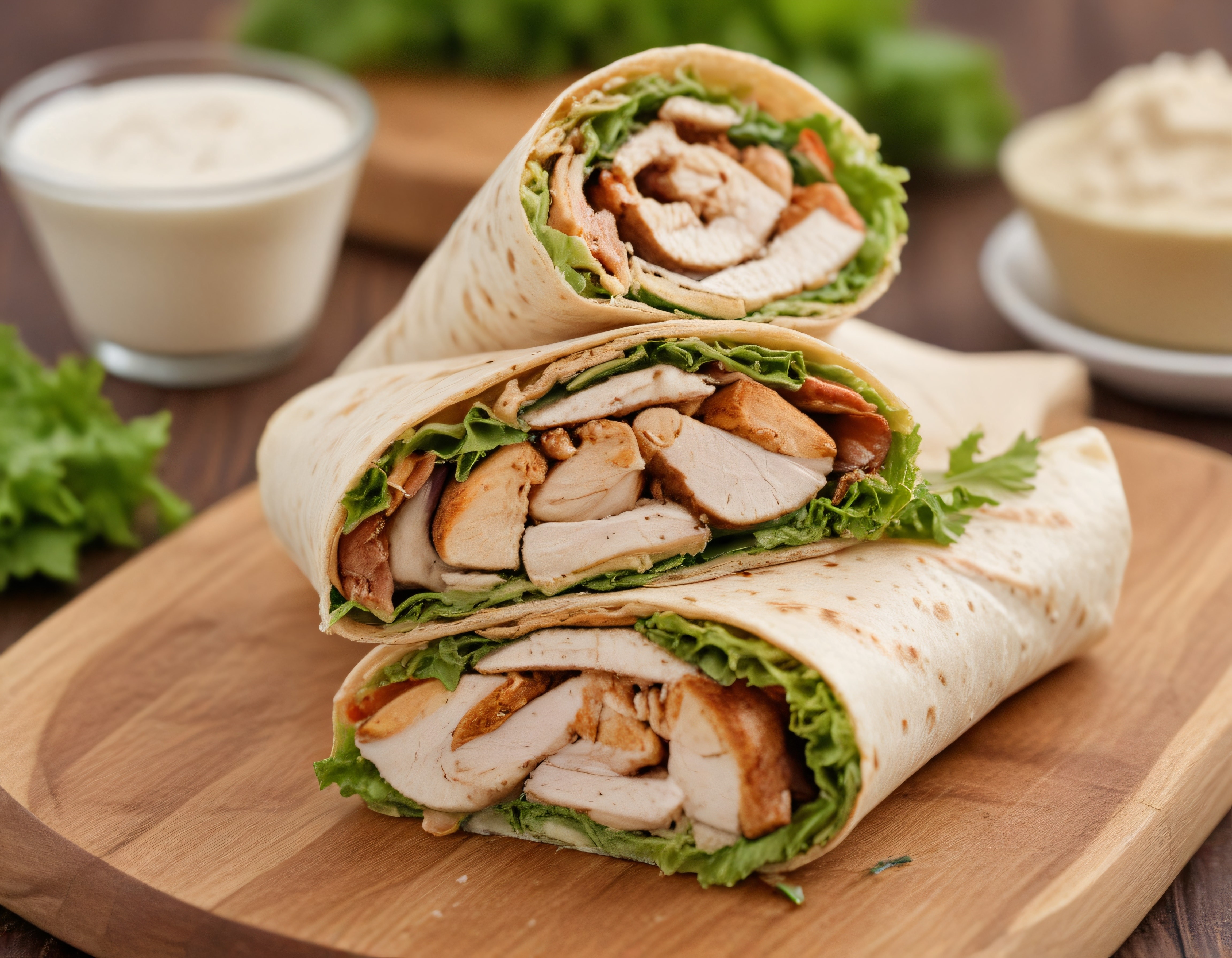 Tavuklu Wrap Tarifi: Izgara Tavuk ve Yeşillikle Pratik Öğün Önerisi