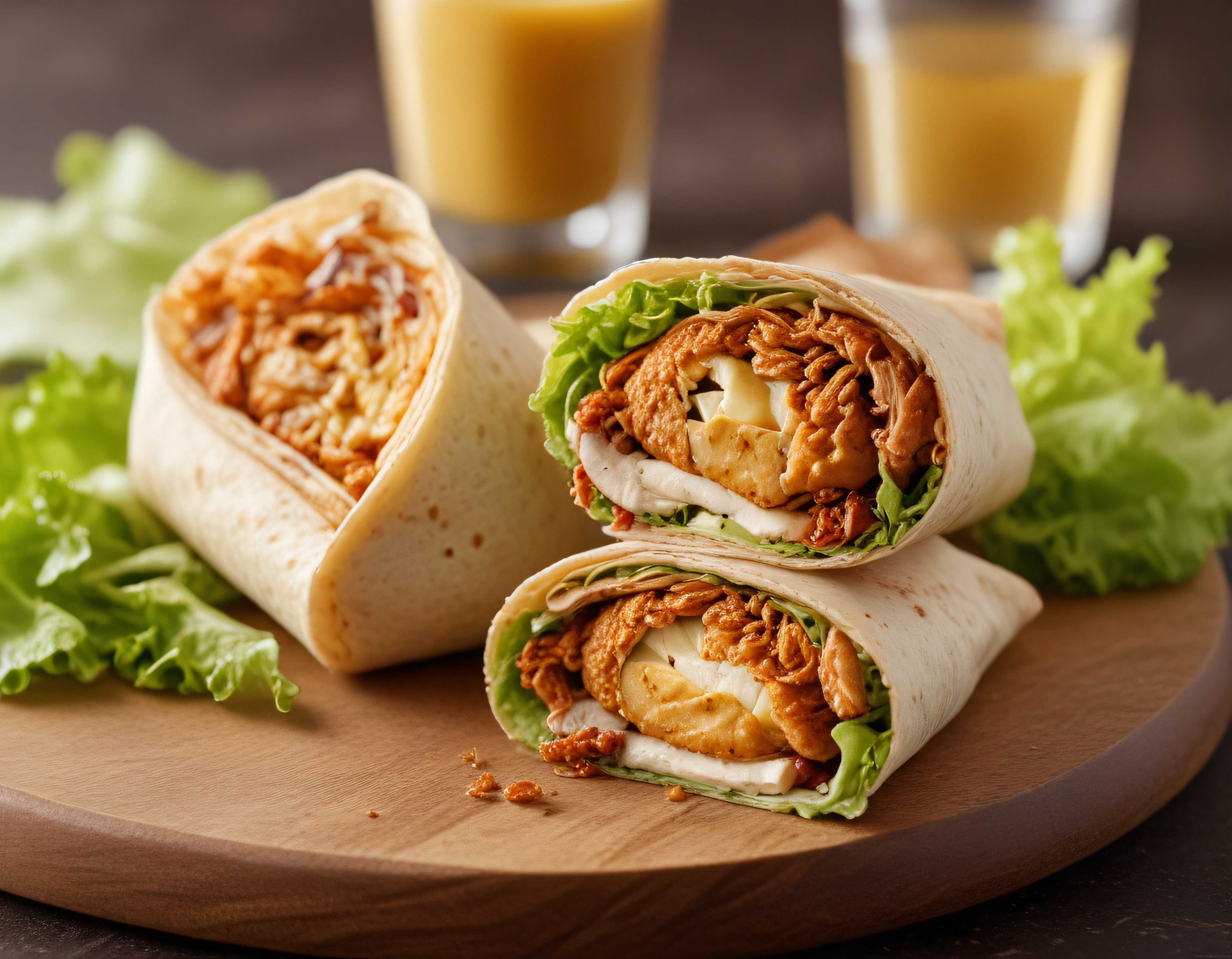 tavuklu wrap ve dürüm sunumu pratik yemek tarifleri ve hazırlama ipuçları